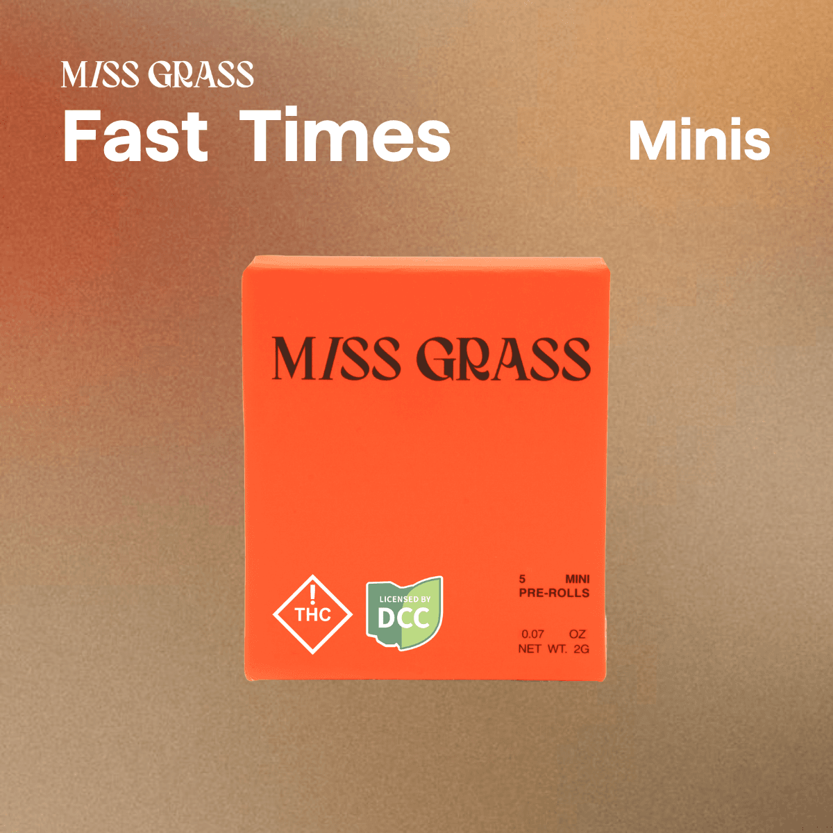 Miss Grass Fast Times Pre-Roll 5pk