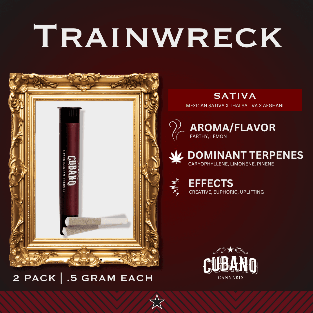 Cubano Extracts Trainwreck | PreRoll 2pk