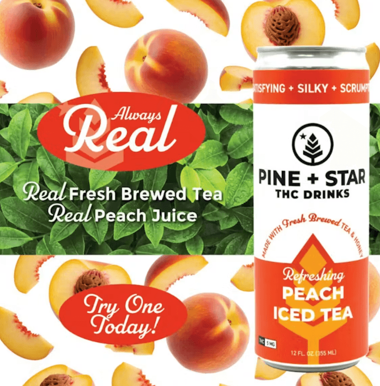 Pine + Star Pine & Star Peach Tea Beverages