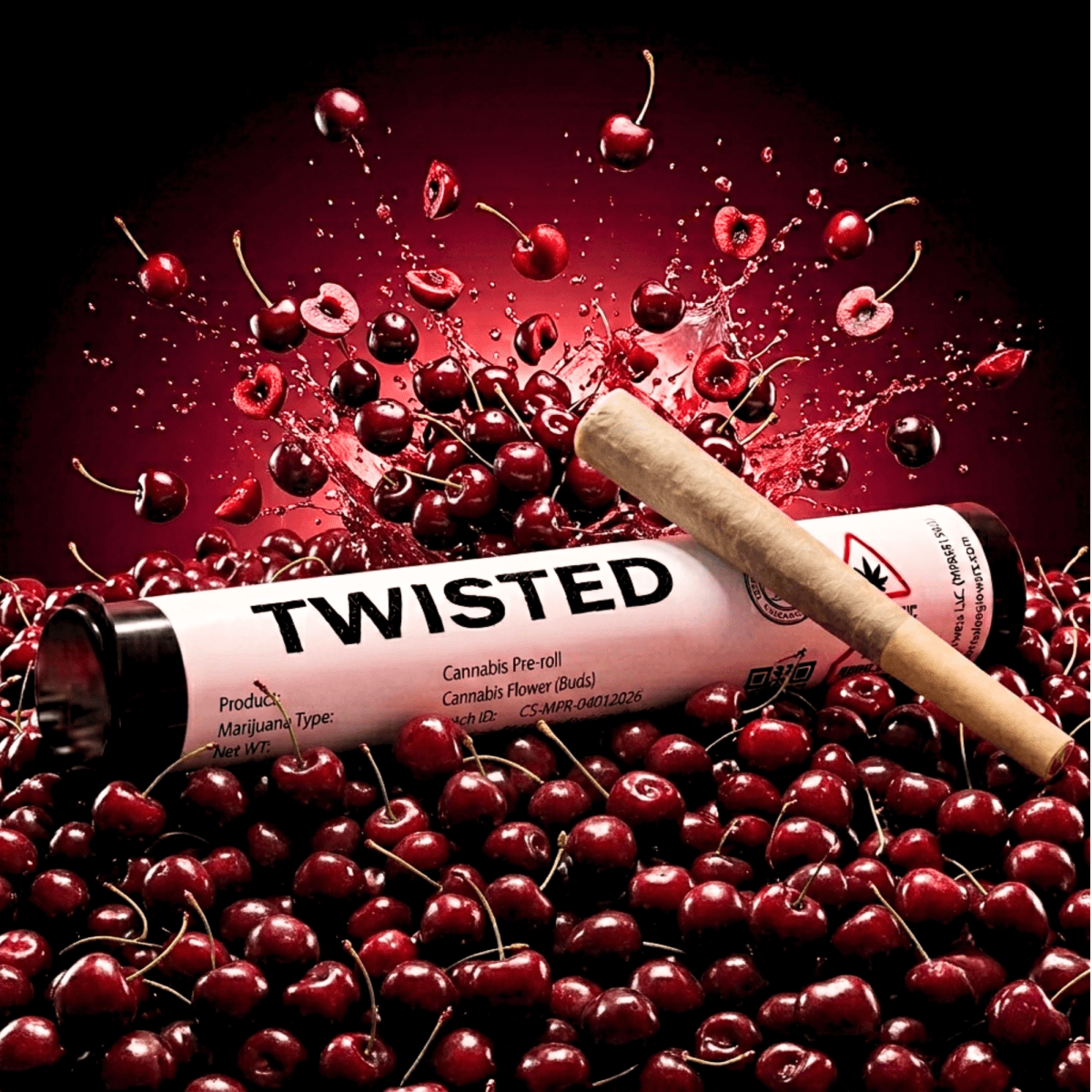 Twisted Buds Cherry Bomb | 1g PreRoll