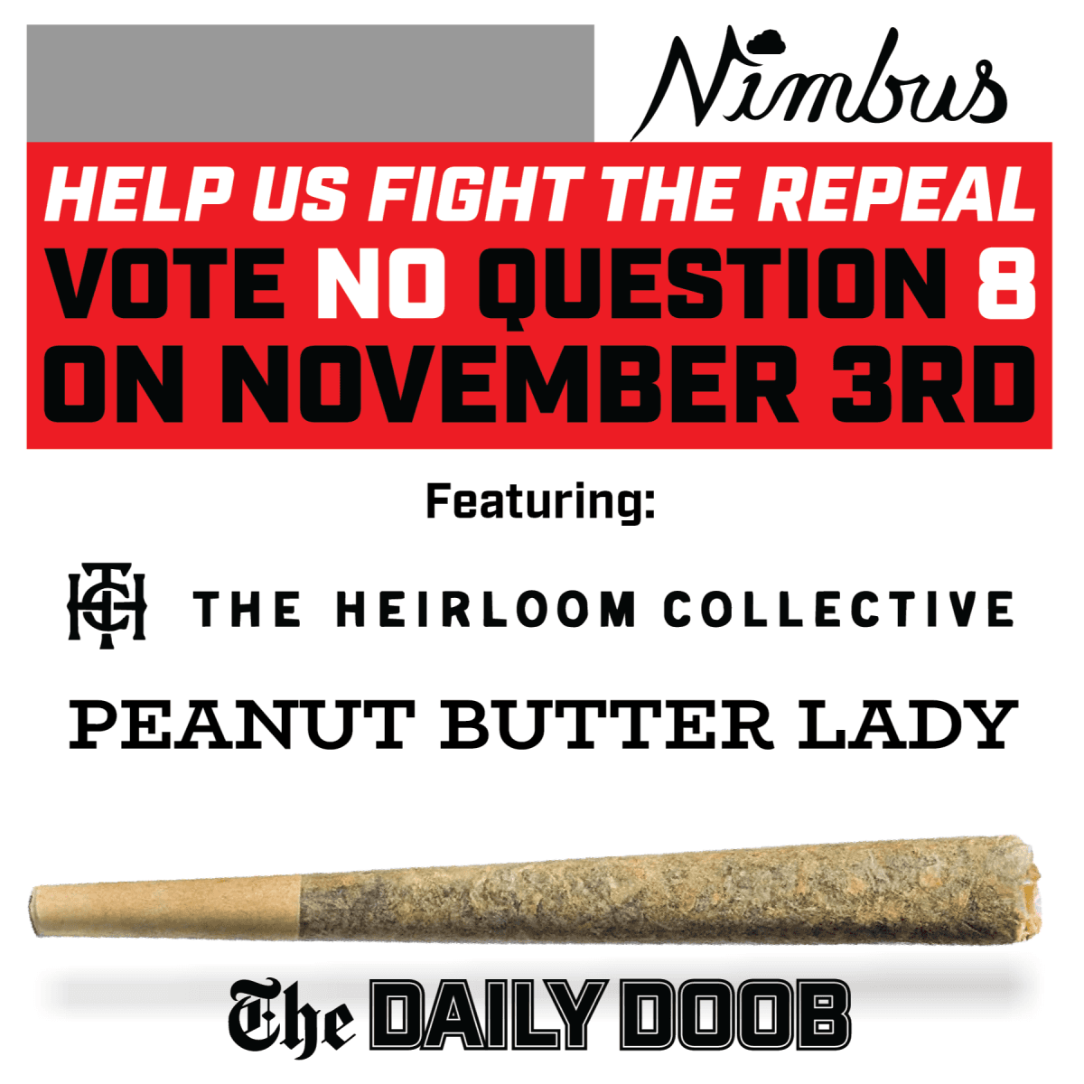 Vote No Peanut Butter Lady