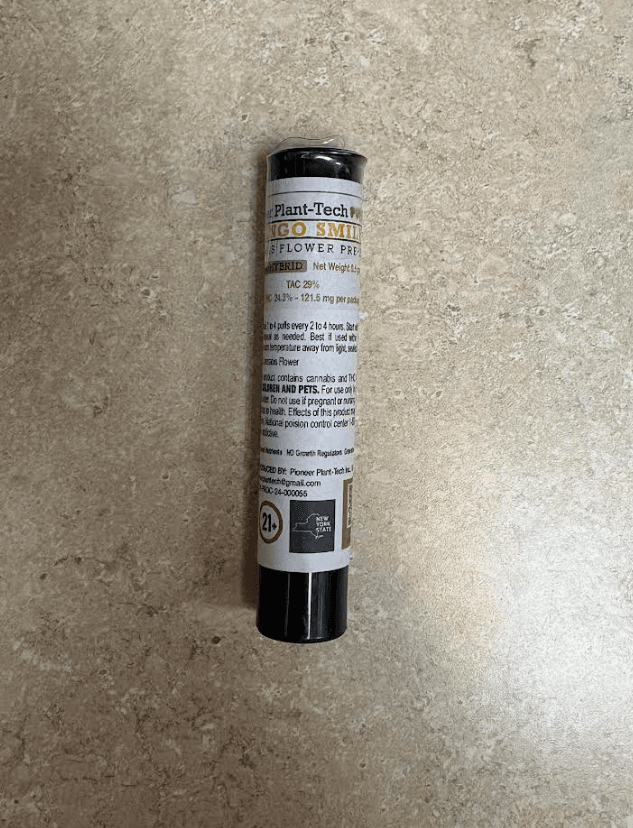 Pioneer Plant-Tech Mango Smile Pre-Roll | Sativa Dominant | Pioneer Plant Tech