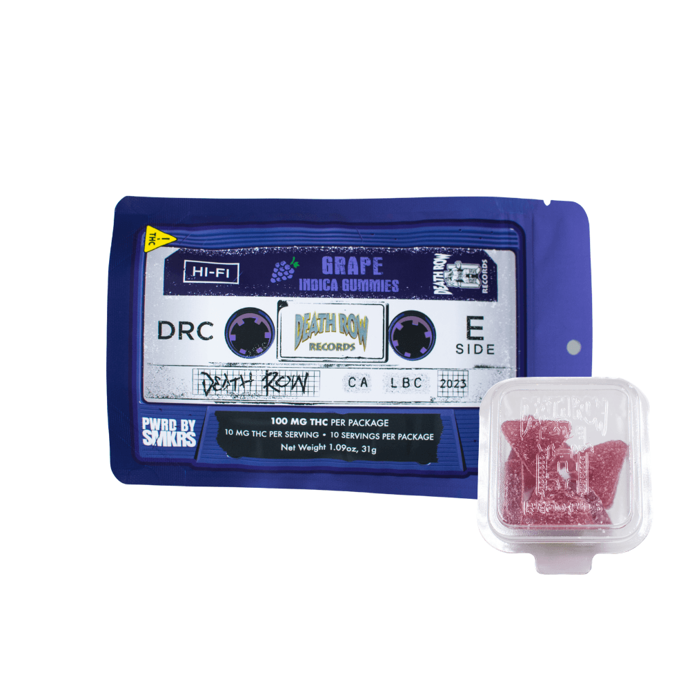 Death Row Records Death Row Records Cannabis Grape (I) Gummies 10mg 10pk