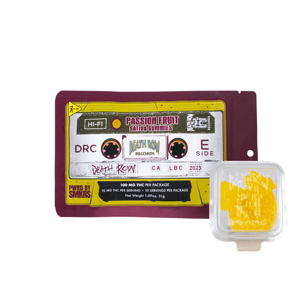 Death Row Records Death Row Records Cannabis Passion Fruit (S) Gummies 10mg 10pk