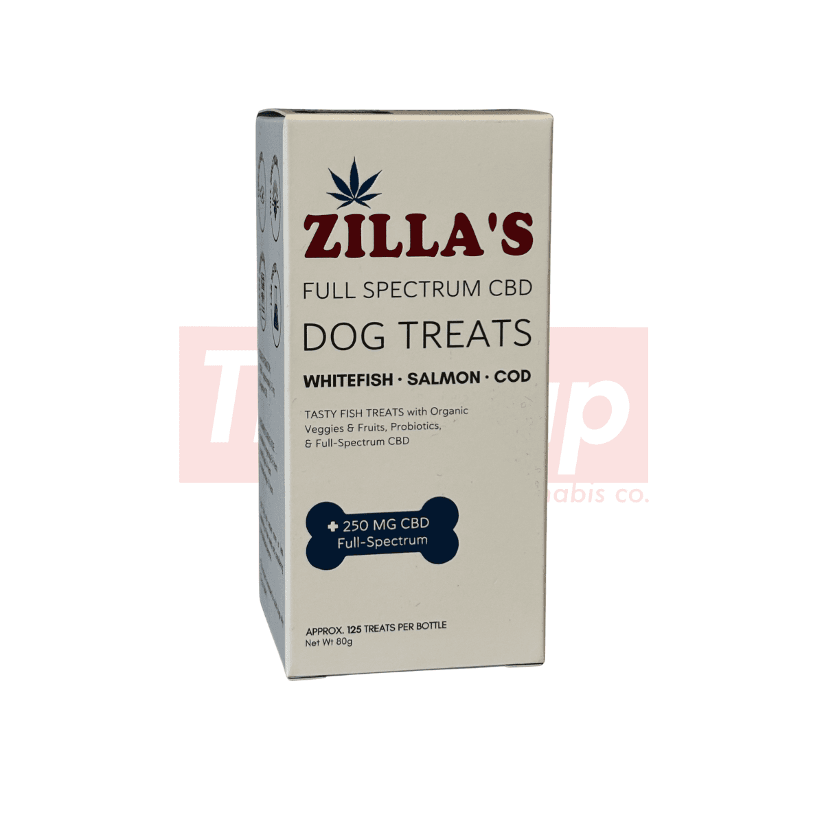 Zilla's Mini CBD Dog Treats - Fish - 250mg