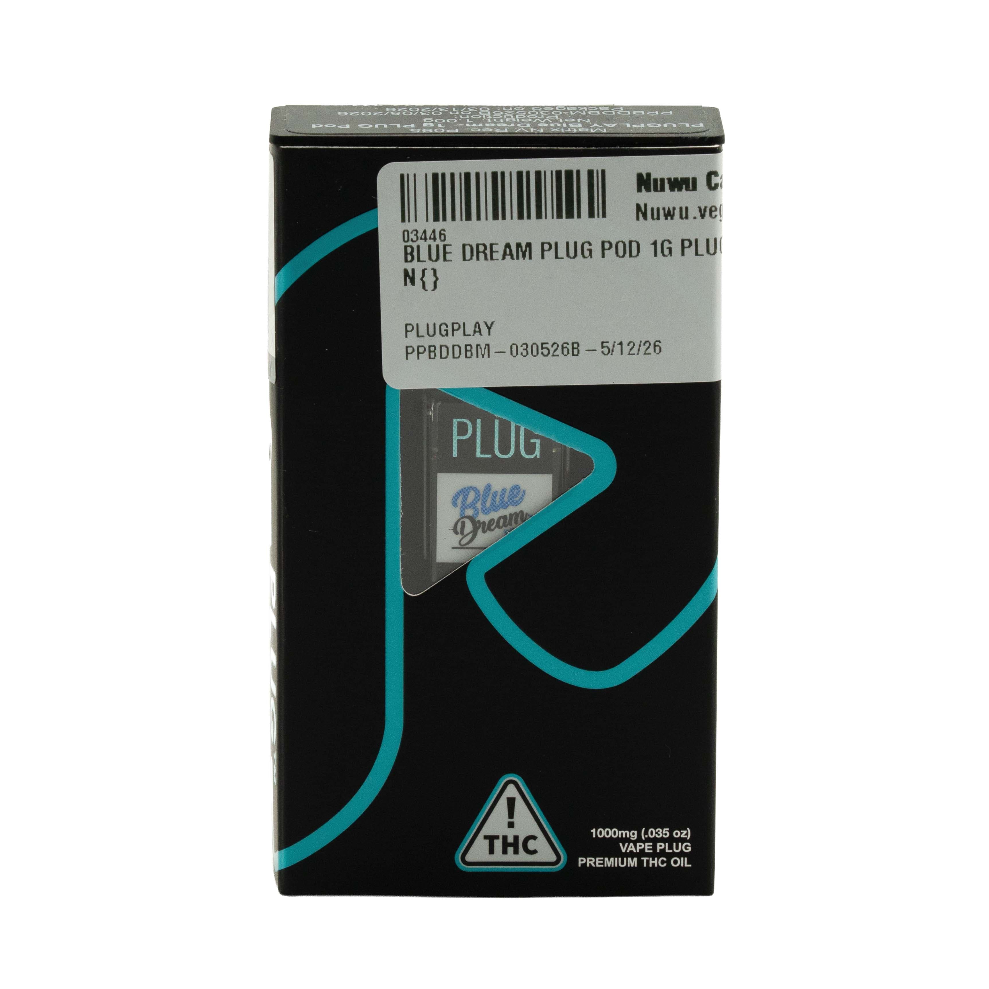 Plug Play BLUE DREAM PLUG POD 1G PLUGPLAY M{V8} N{V141}