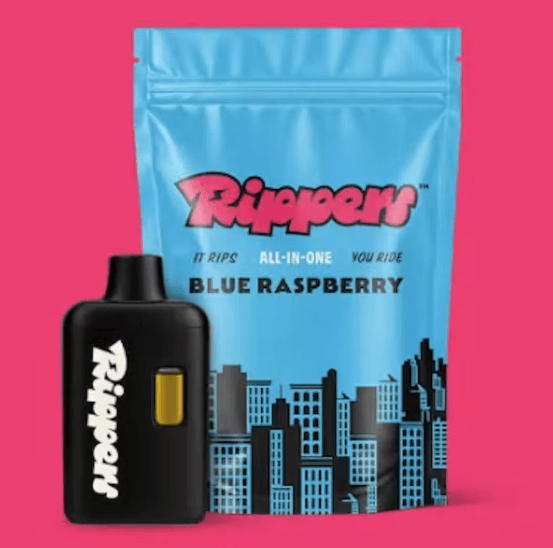 Rippers Blue Raspberry | Distillate Disposable