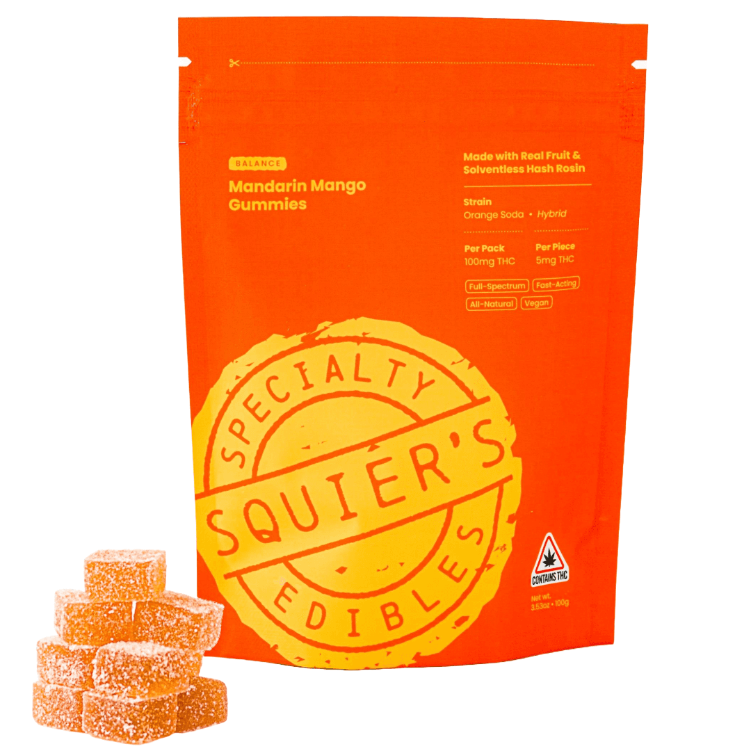 Squier's Squier's - Mandarin Mango - Gummies - 100mg (20 pack)