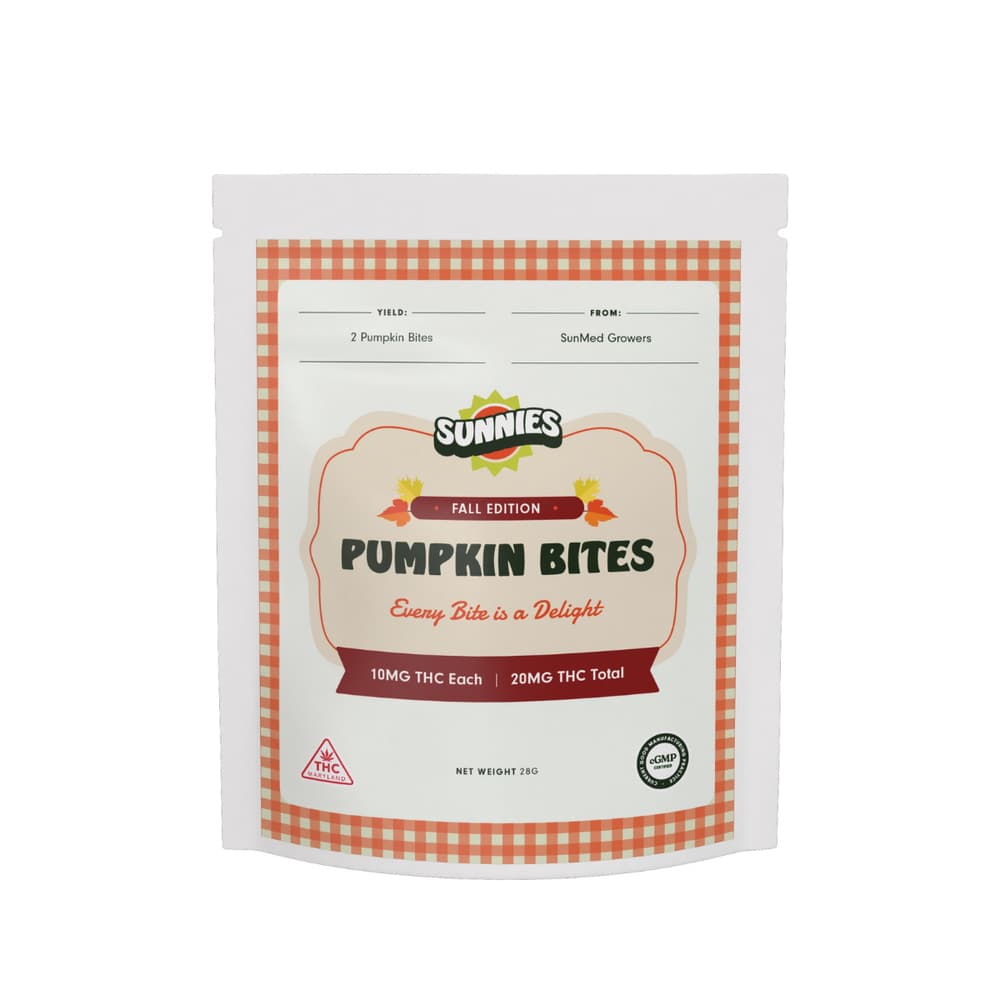 Sunnies Pumpkin Bites [2pk] (20mg)