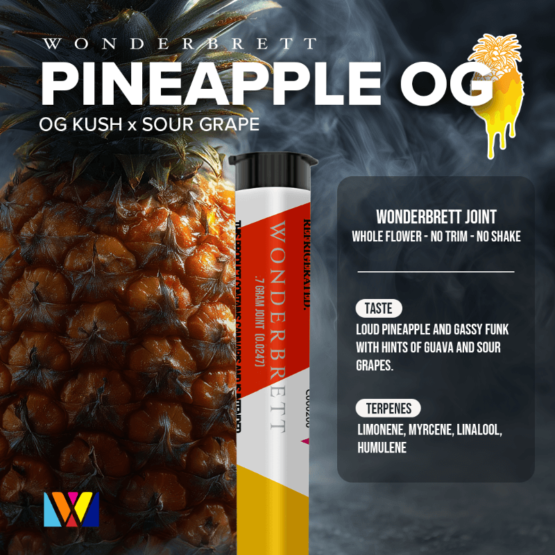 Bliss Co Wonderbrett 7pk Preroll 4.9g Pineapple OG