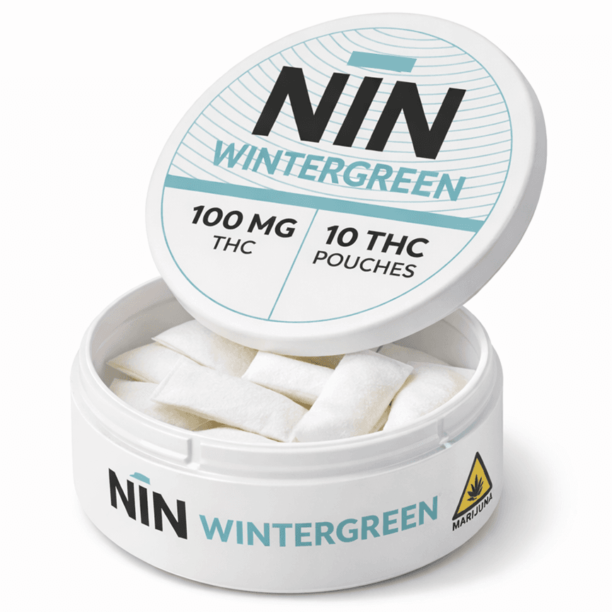 NIN THC Pouches (10 Pack) | Wintergreen