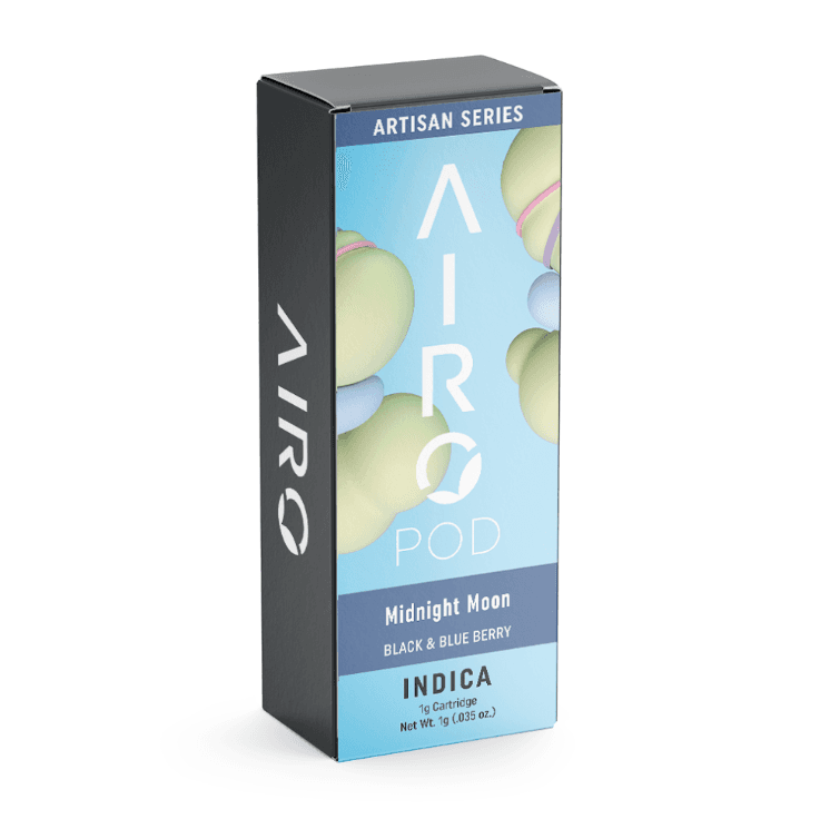 Airo Brands Midnight Moon - Black & Blue Berry | Artisan Series | AiroPod | 1000mg
