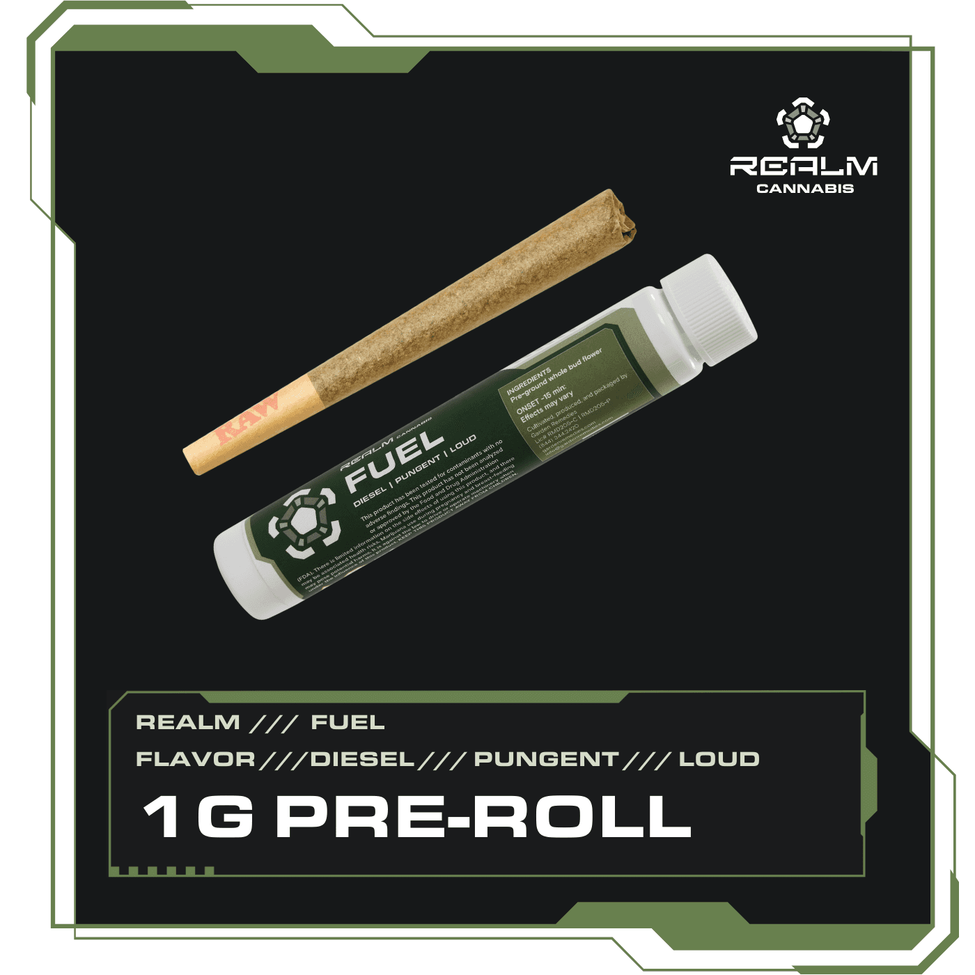 Realm Realm - Fat Cat - Pre-roll - 1g