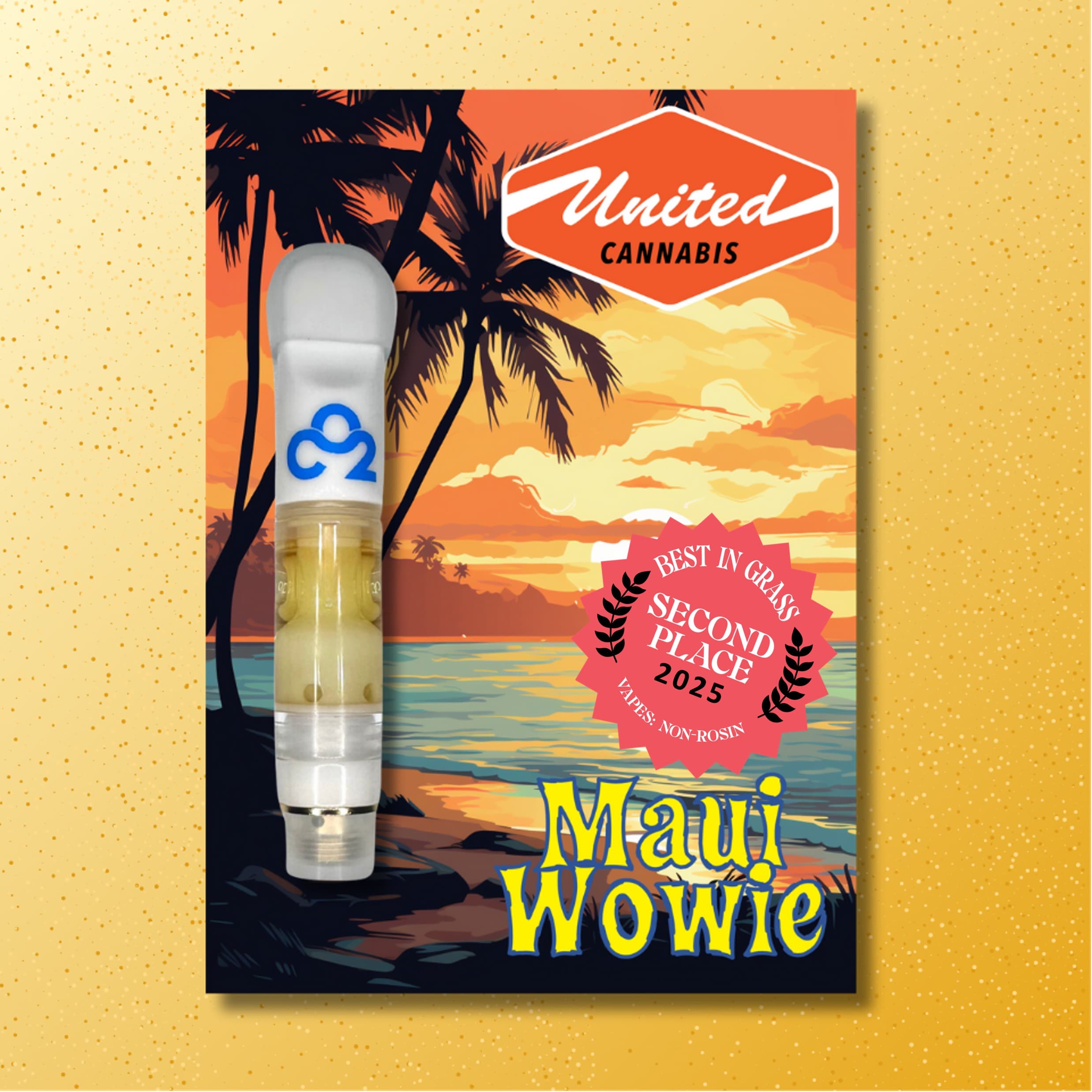 United Cannabis 1/2g CO2 Cart | Maui Wowie