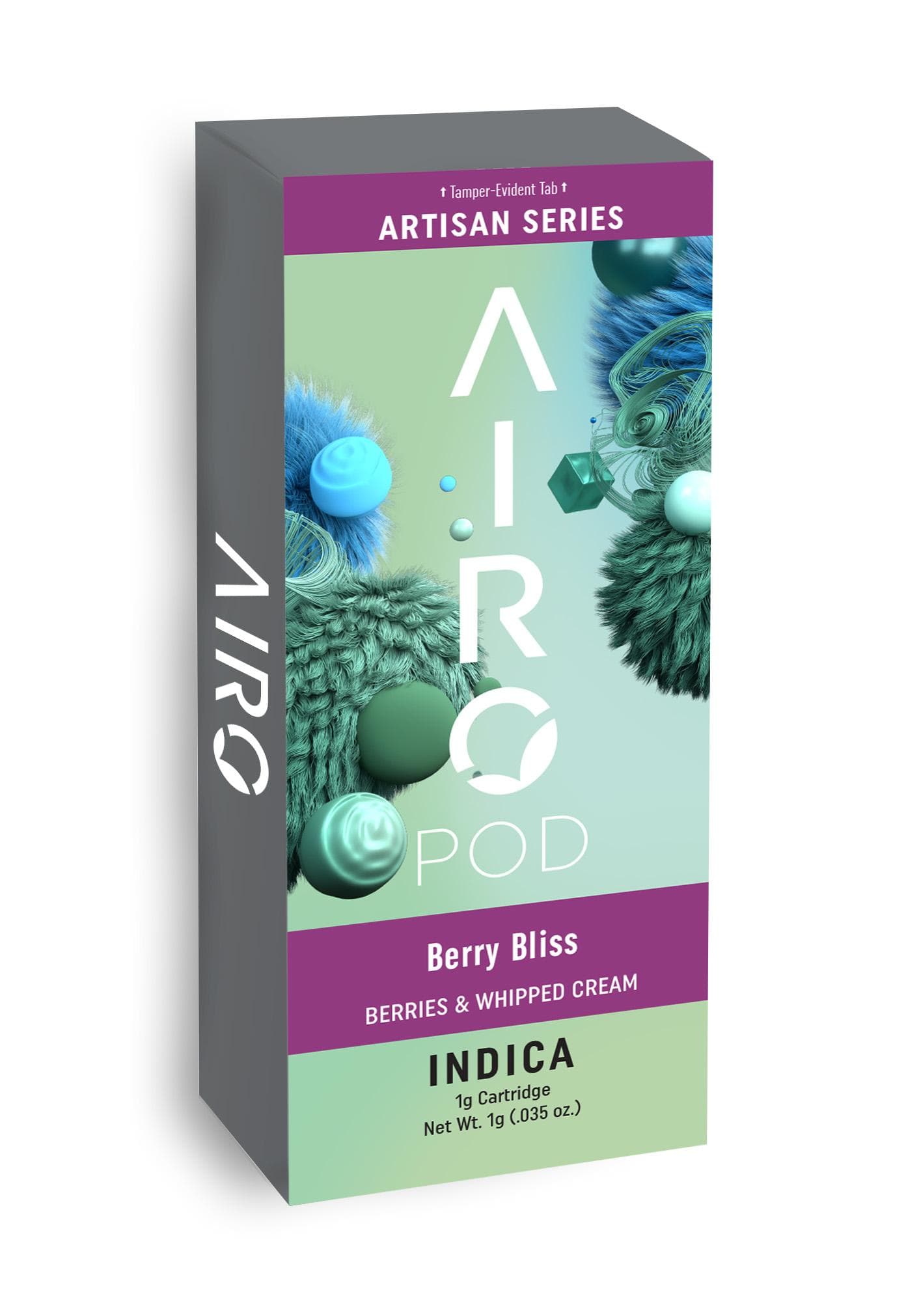 Airo Berry Bliss - Berries & Whipped Cream | Artisan Series | AiroPod | 1000mg