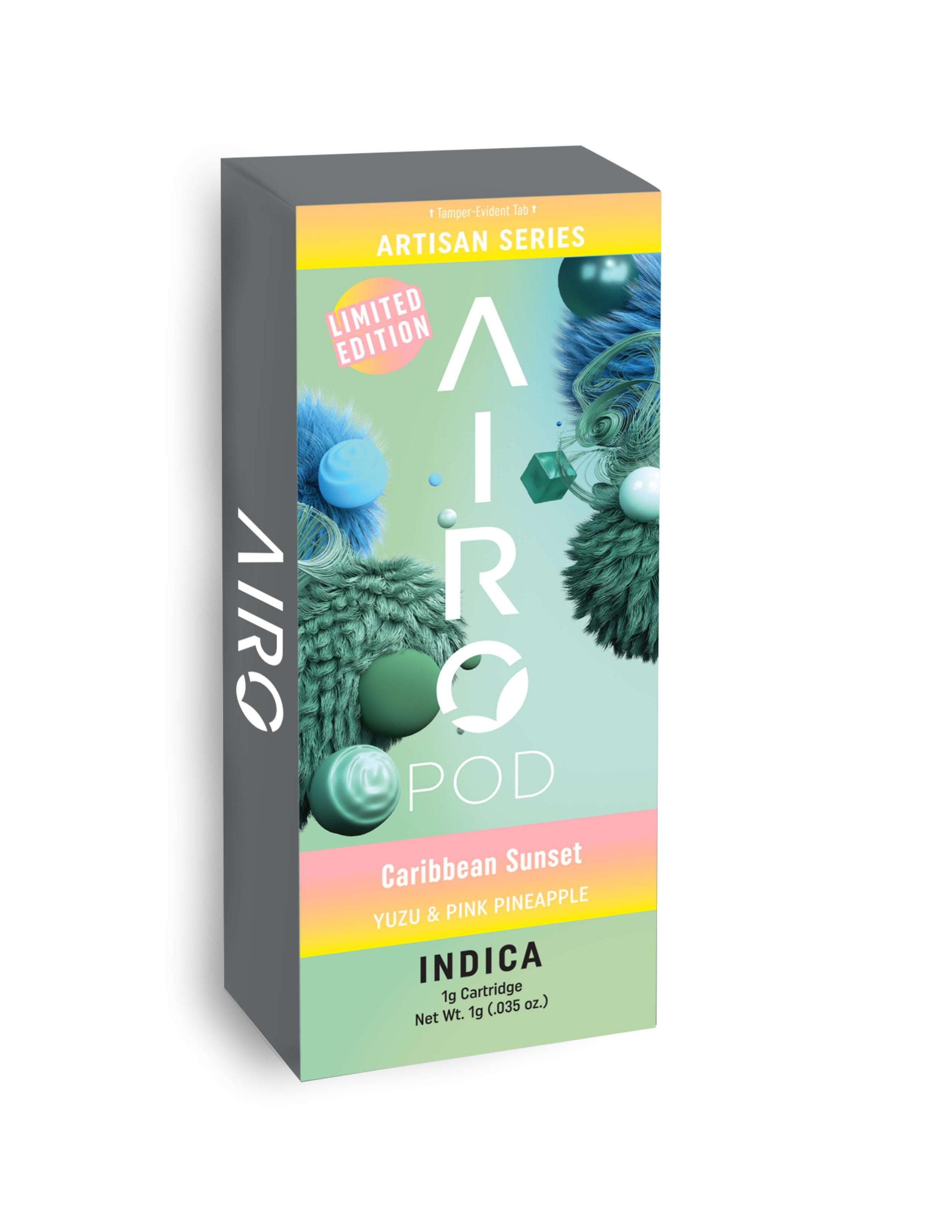 Airo Caribbean Sunset - Yuzu & Pink Pineapple | Artisan Series | AiroPod | 1000mg