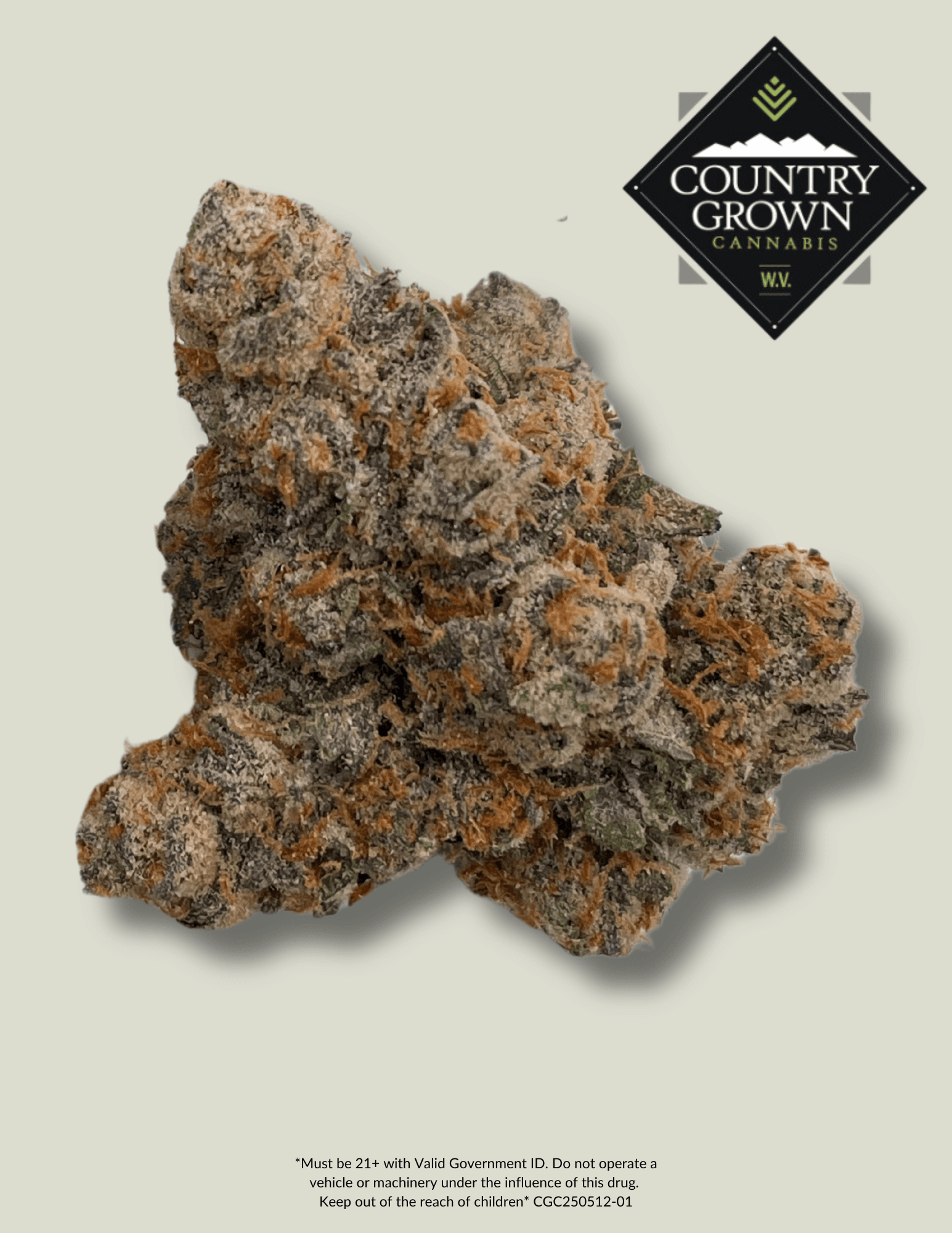 Country Grown Orange Rntz Flower