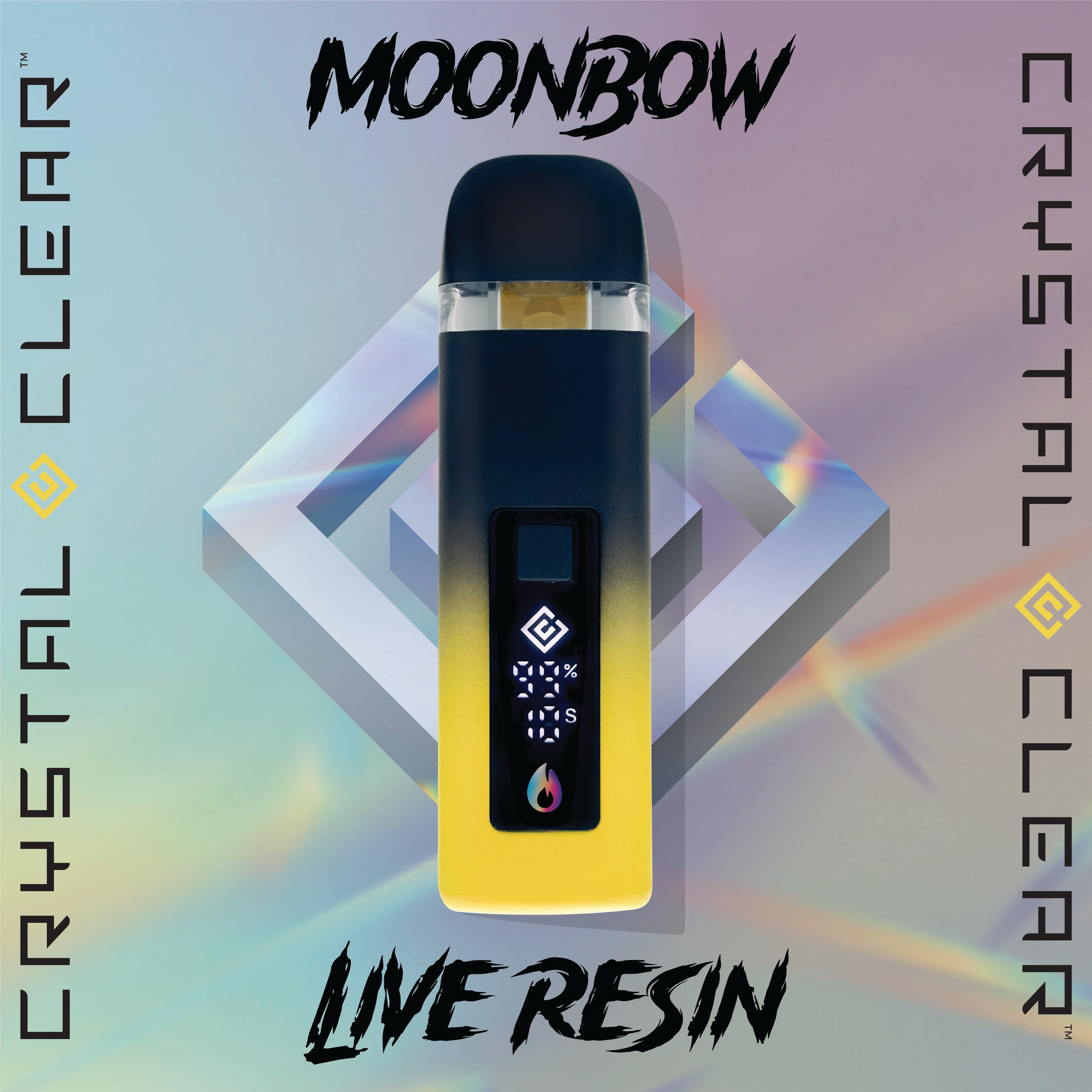 4Front - Crystal Clear Disposable Pen | Hyper Blast | Moonbow [Live Resin]]