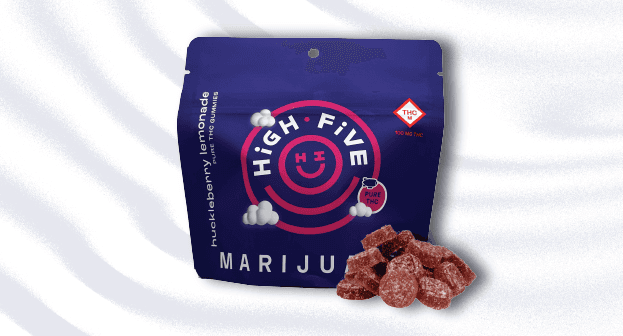 High Five 100mg Gummies | Huckleberry Lemonade