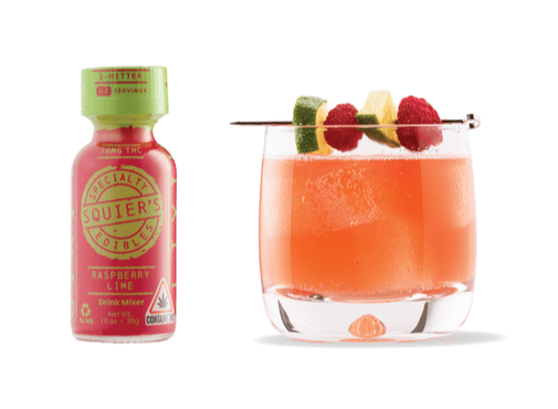Squier's Edibles Shooter 10mg - Raspberry Lime