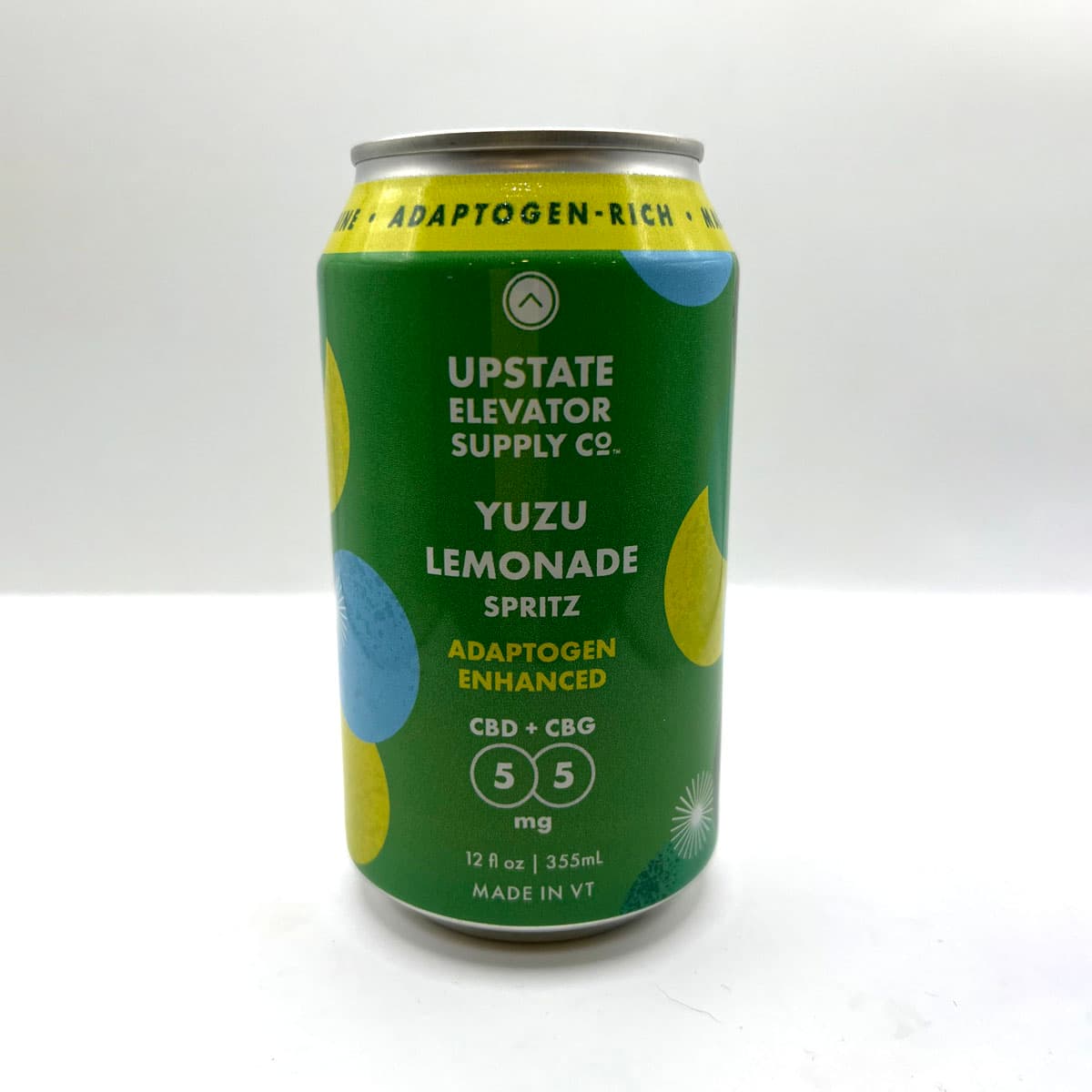Upstate Elevator Supply Co. CBD + CBG Yuzu Lemonade Seltzer