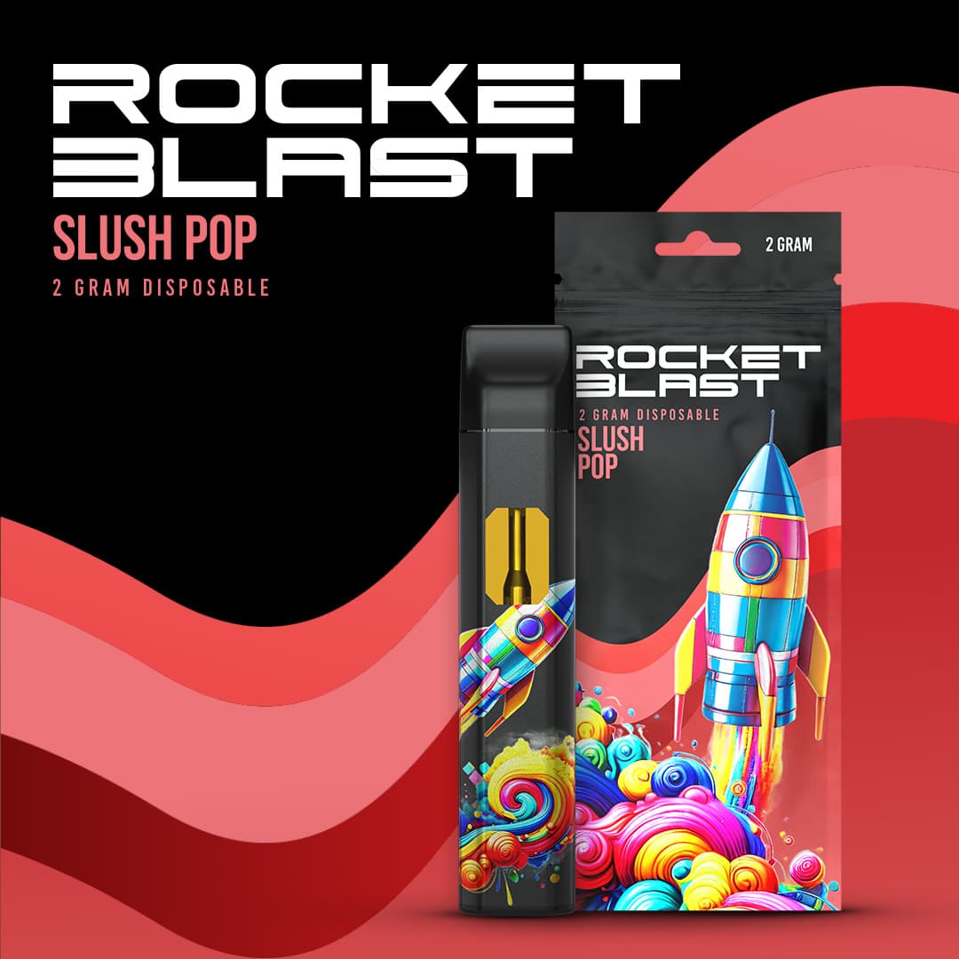 Rocket Blast Slush Pop | Distillate Disposable | 2g