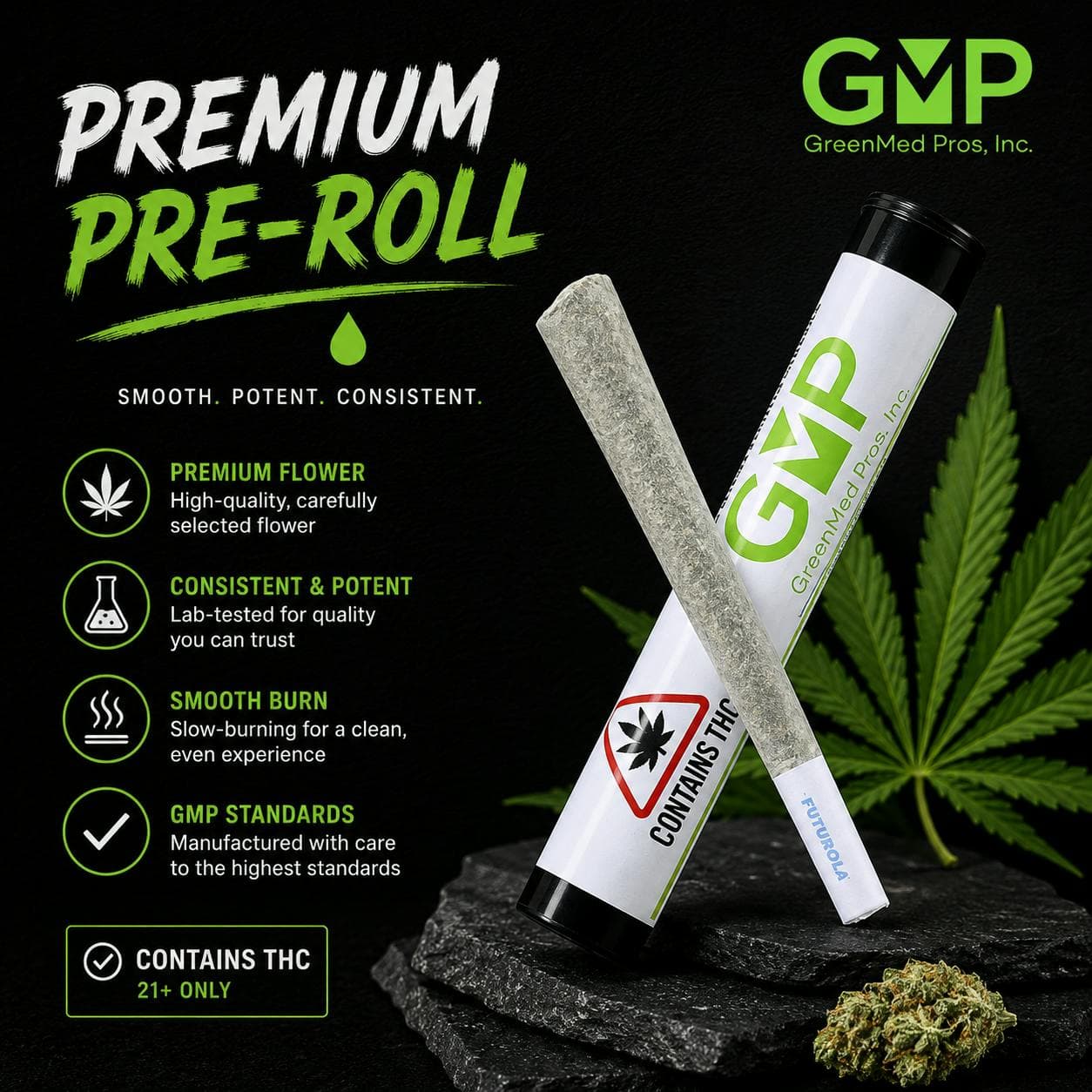 Green Med Pros Han Solo 1g Preroll-131
