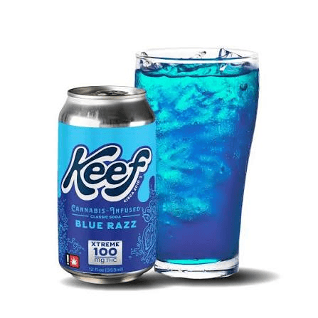 Keef Beverage - 100mg Keef Xtreme! - Blue Razz