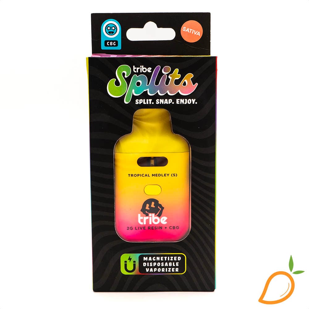 Tribe 2g Raspberry Mountain THCV x Live Diamond Split Disposable Vape Tribe