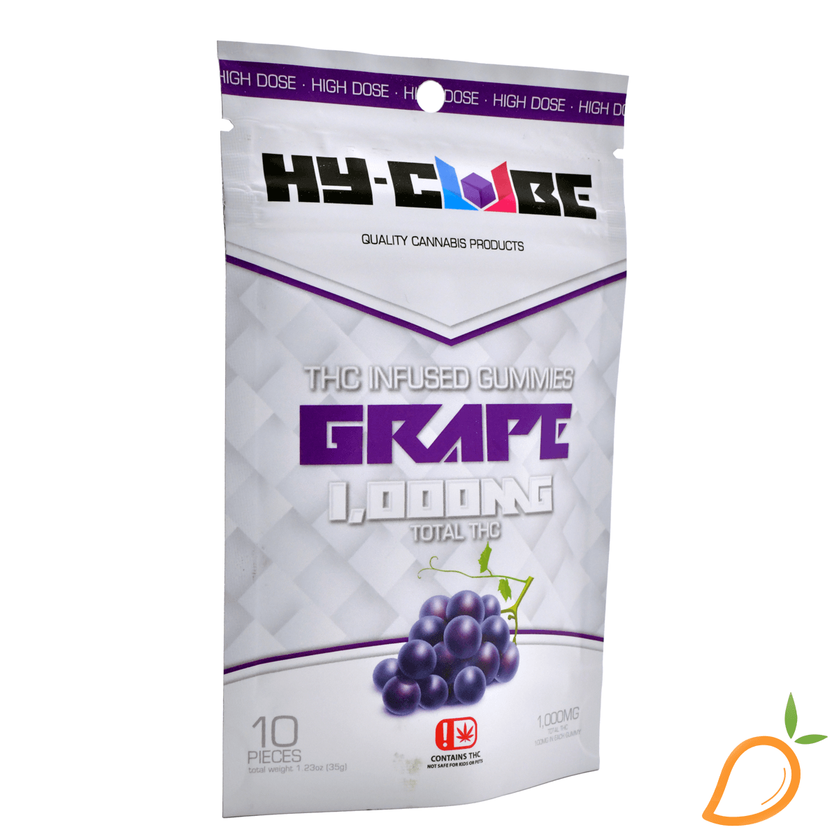 HY-CUBE 1000mg Grape Gummies Hy-Cube