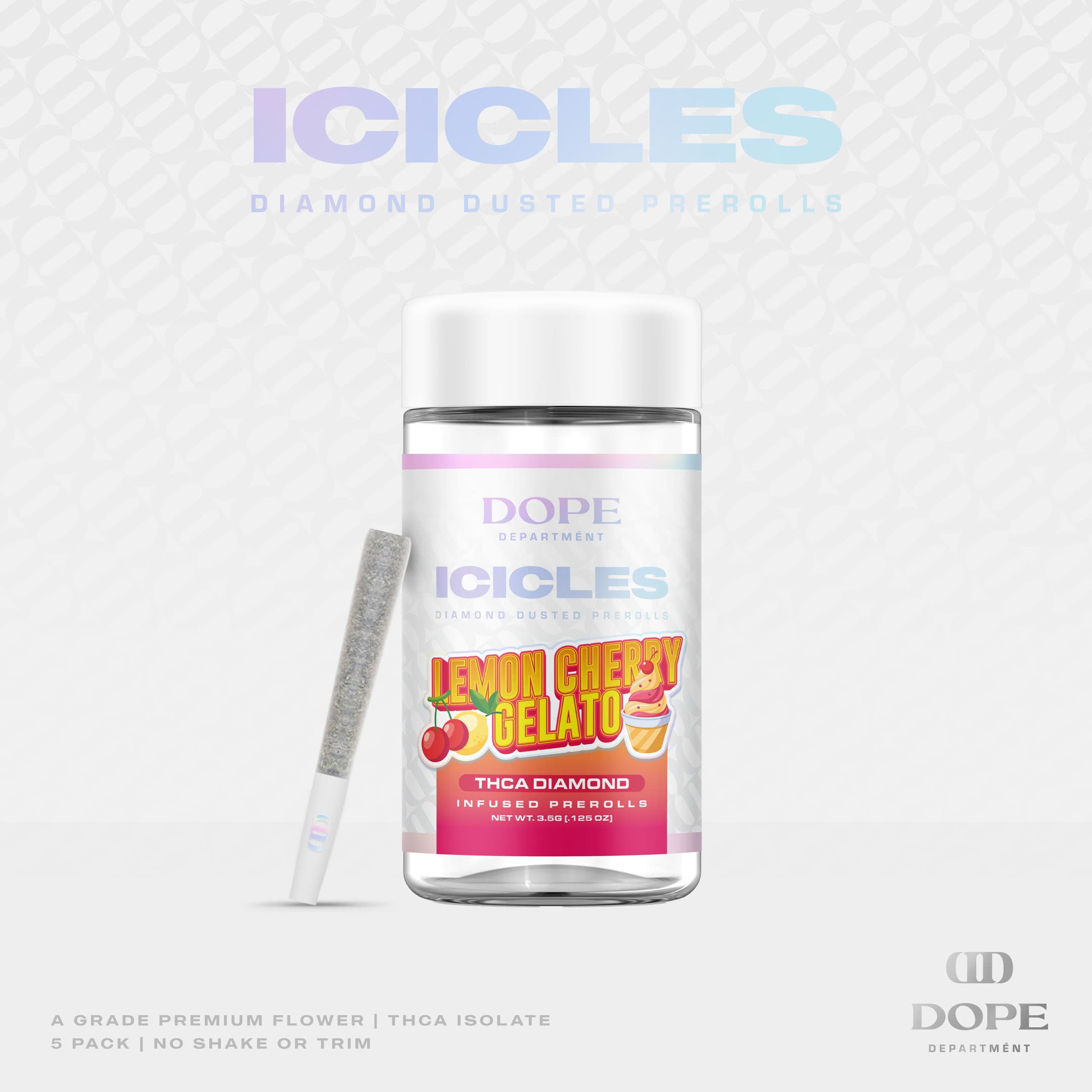 Dope Dept. Lemon Cherry 5pk Diamond Infused Pre-Rolls