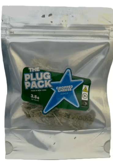 The Plug Pack Chopped Cheese - Indica - 25.08% THC | 3.5g (Flower)| The Plug Pack    -Z3 BACK