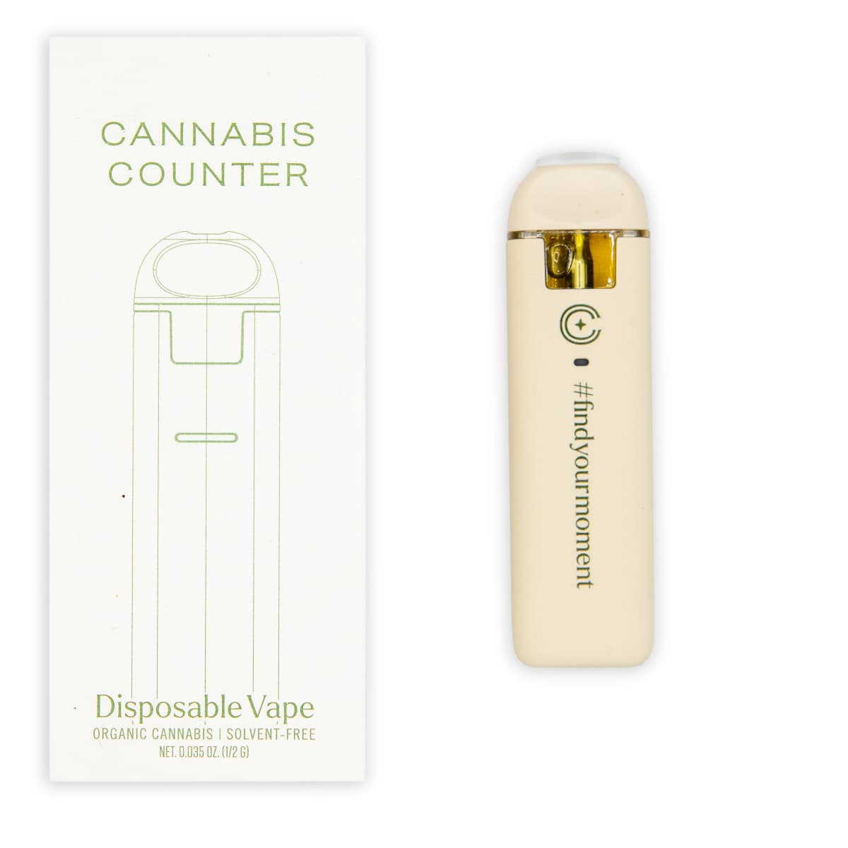 Cannabis Counter Disposable Cartridge | CC | 1:1 Focus Sativa
