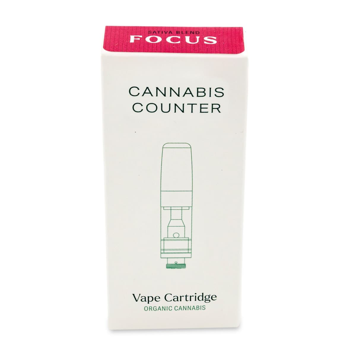 Cannabis Counter Disposable Cartridge | CC | Focus Citrus Palisade Live Rosin