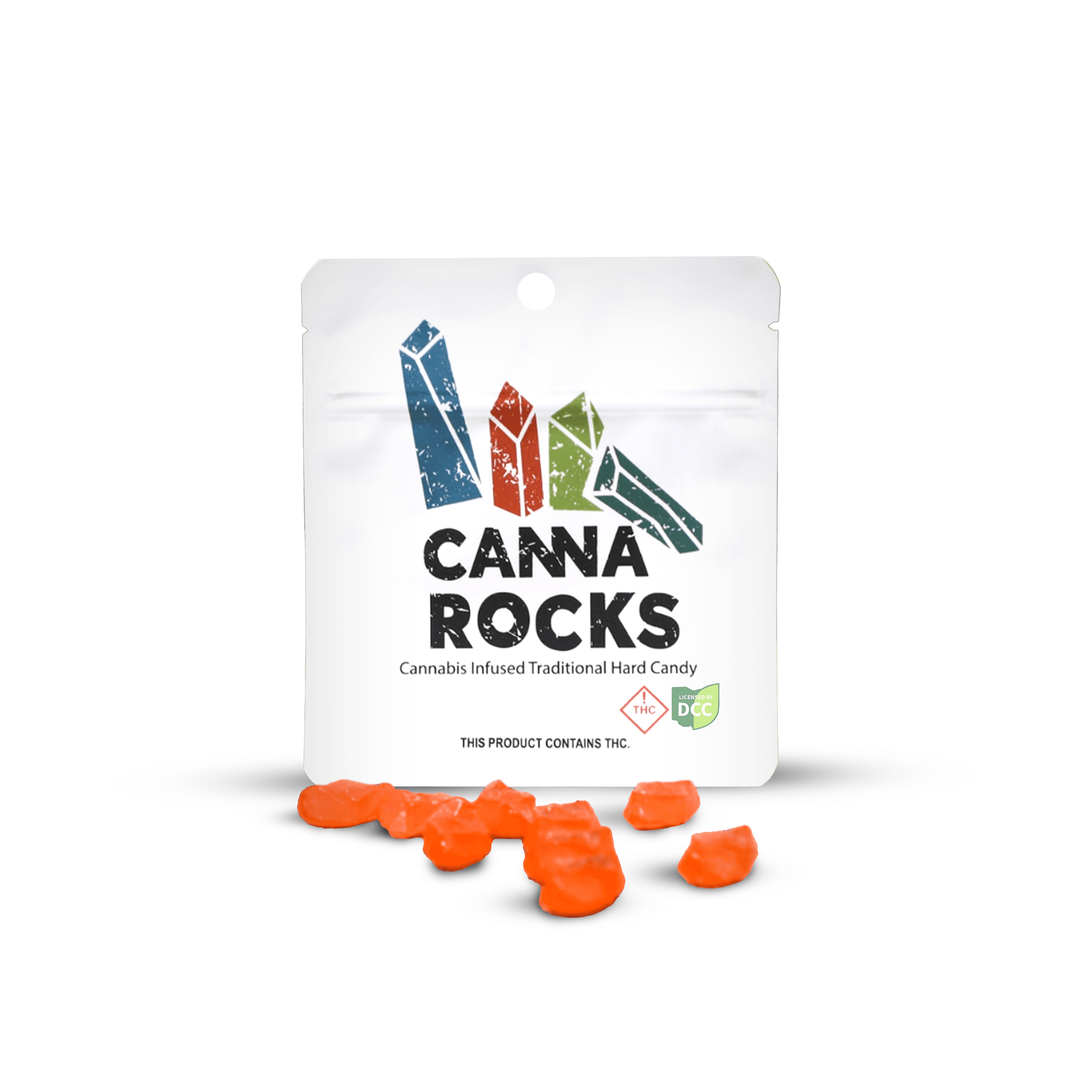 Cannarocks | Sugar Free Mango 20 pc | 100mg Hard Candy