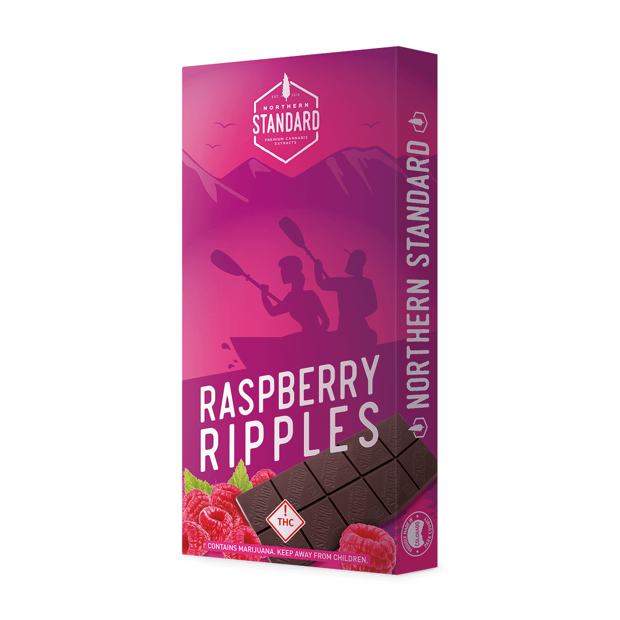 Northern Standard Chocolate Bar - Raspberry Ripples