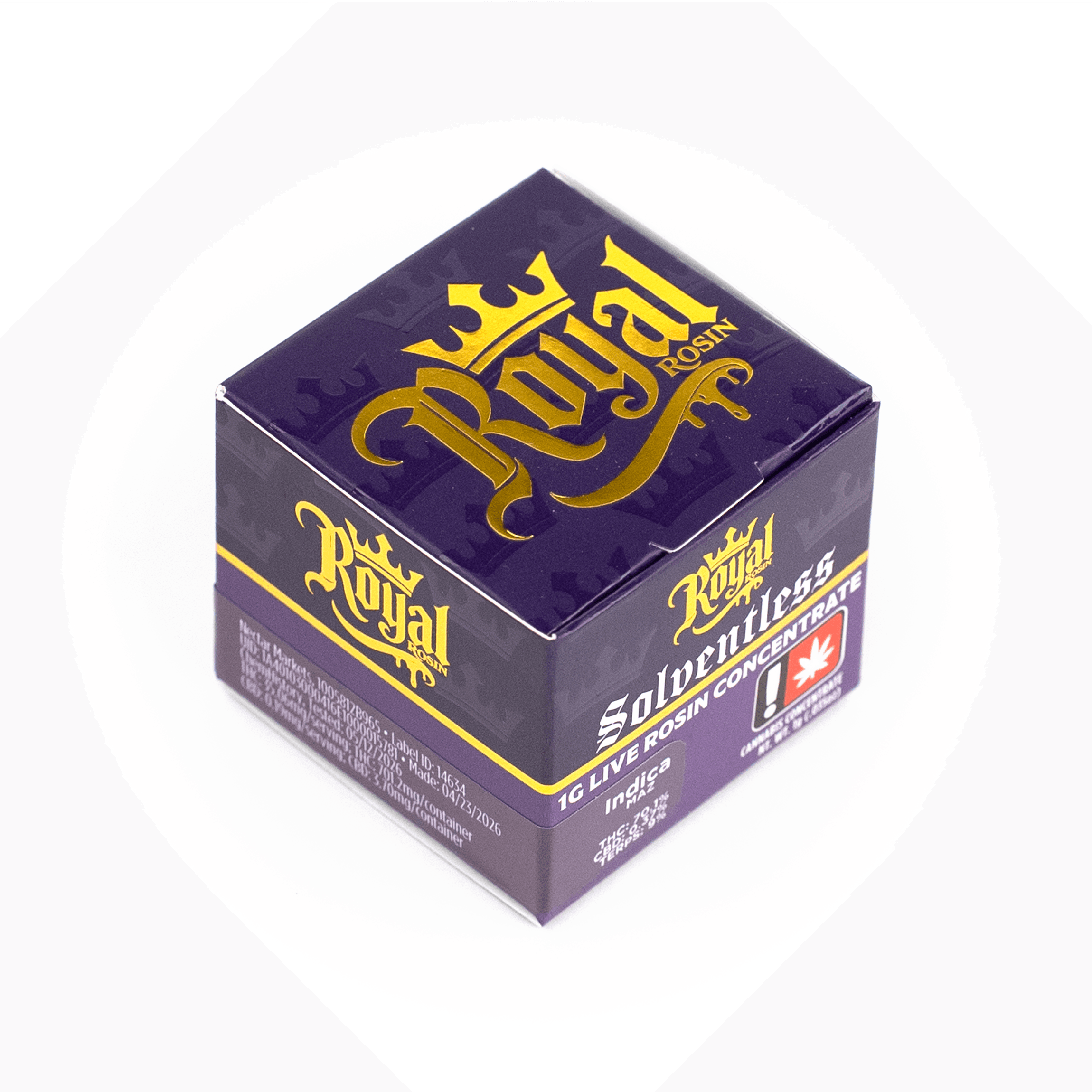 Royal Rosin Live Rosin Dabs - Indica - 1g - MAZ