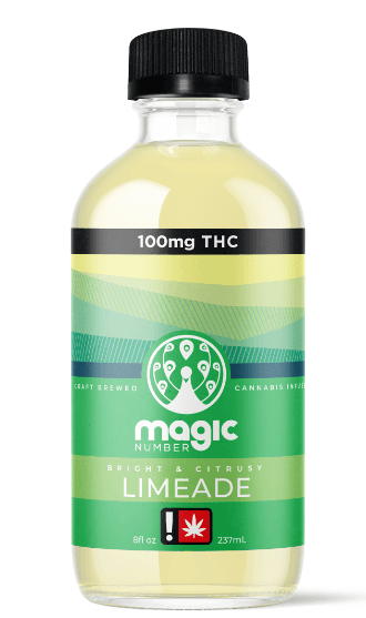 Magic Number Magic Number | Still | 8oz Bottle | 100mg | Limeade