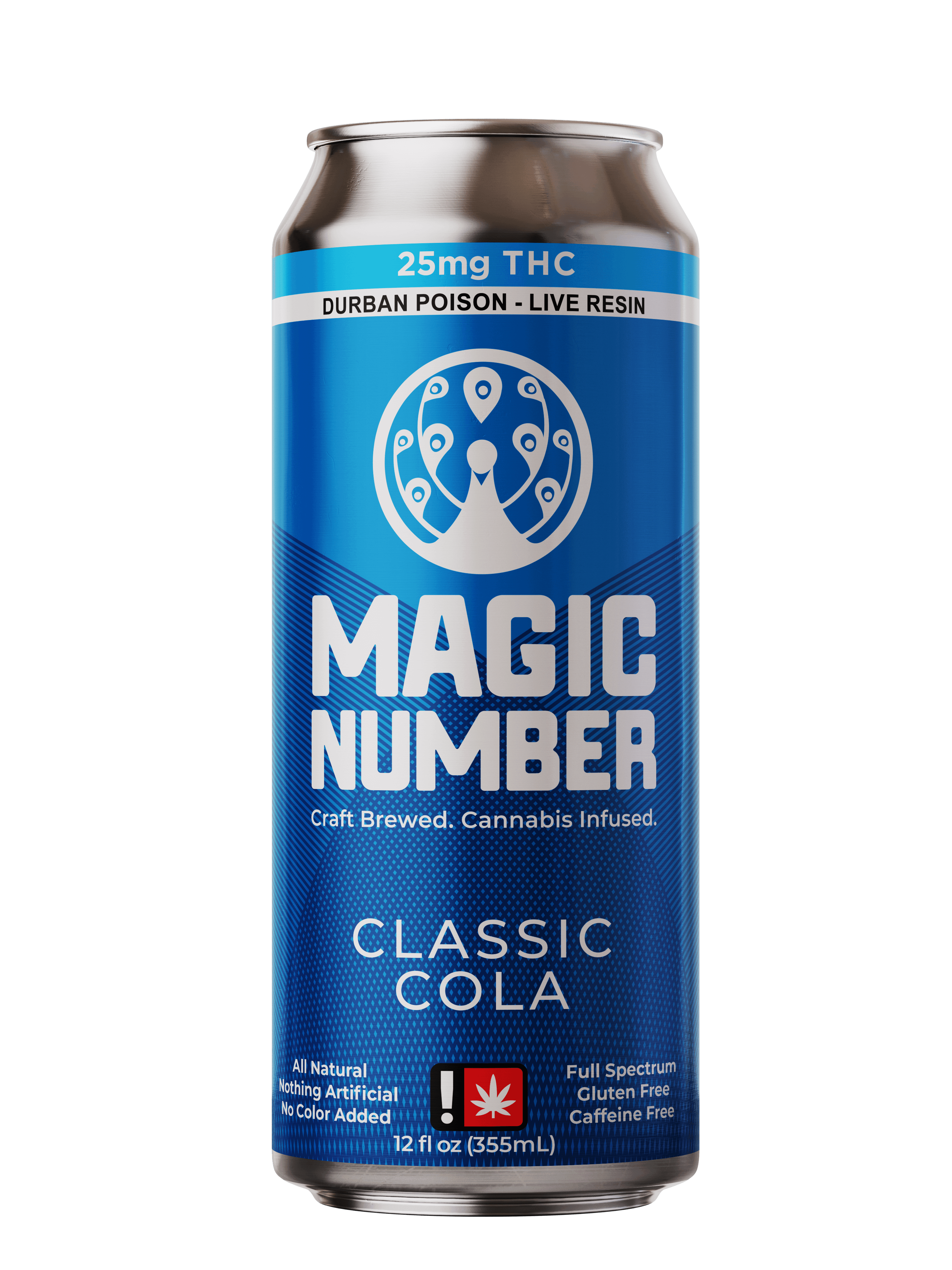 Magic Number Classic Cola Live Resin Soda | 25mg Beverages