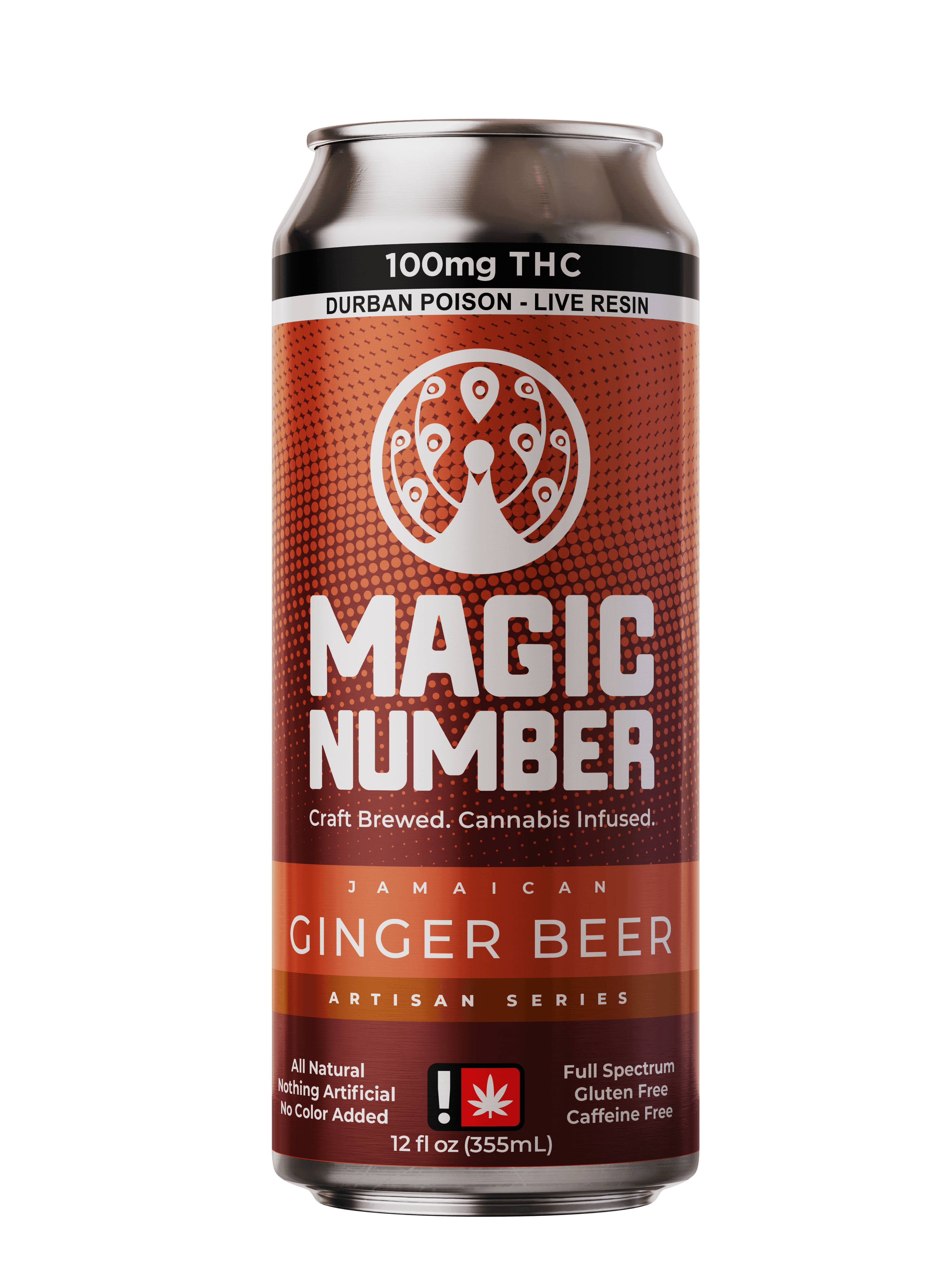 Magic Number Ginger Beer w/ Live Resin | 100mg