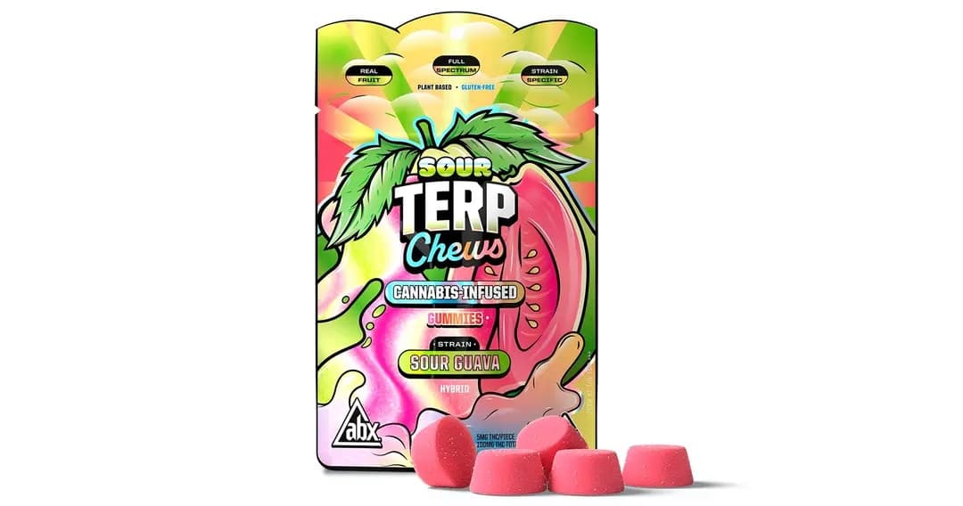 ABX Sour Guava Terp Chews - 100mg