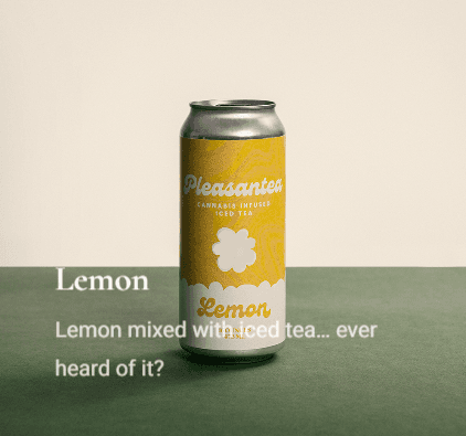 Pleasantea Lemon THC Tea | 10mg Beverages