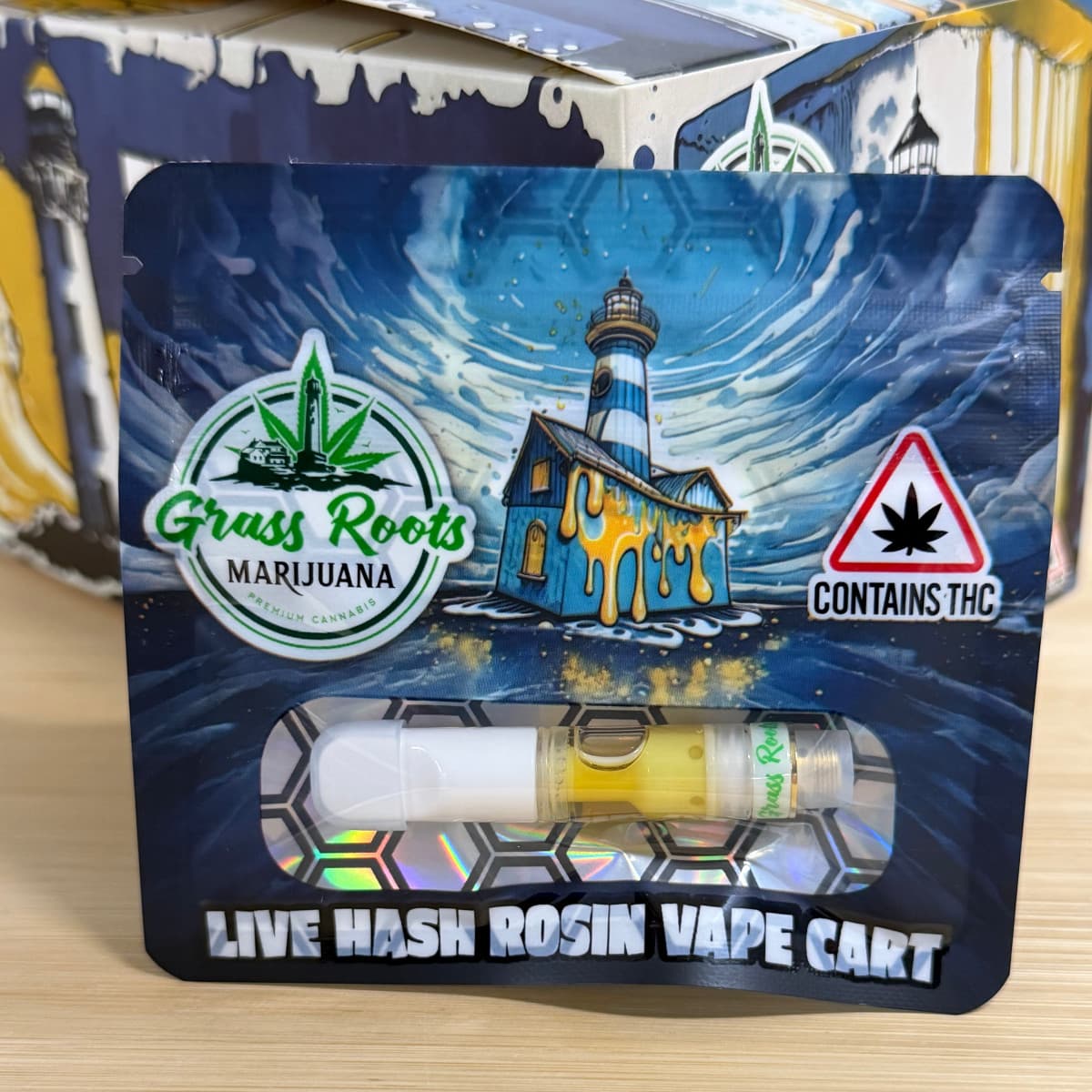 Grass Roots Marijuana Black Berry Maple Rosin Cart
