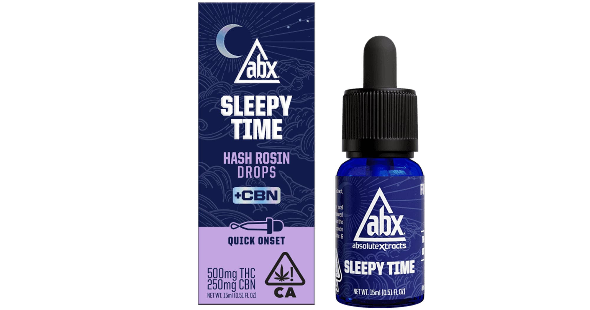 ABX Sleepy Time Solventless + CBN Sublingual Drops - 15ml