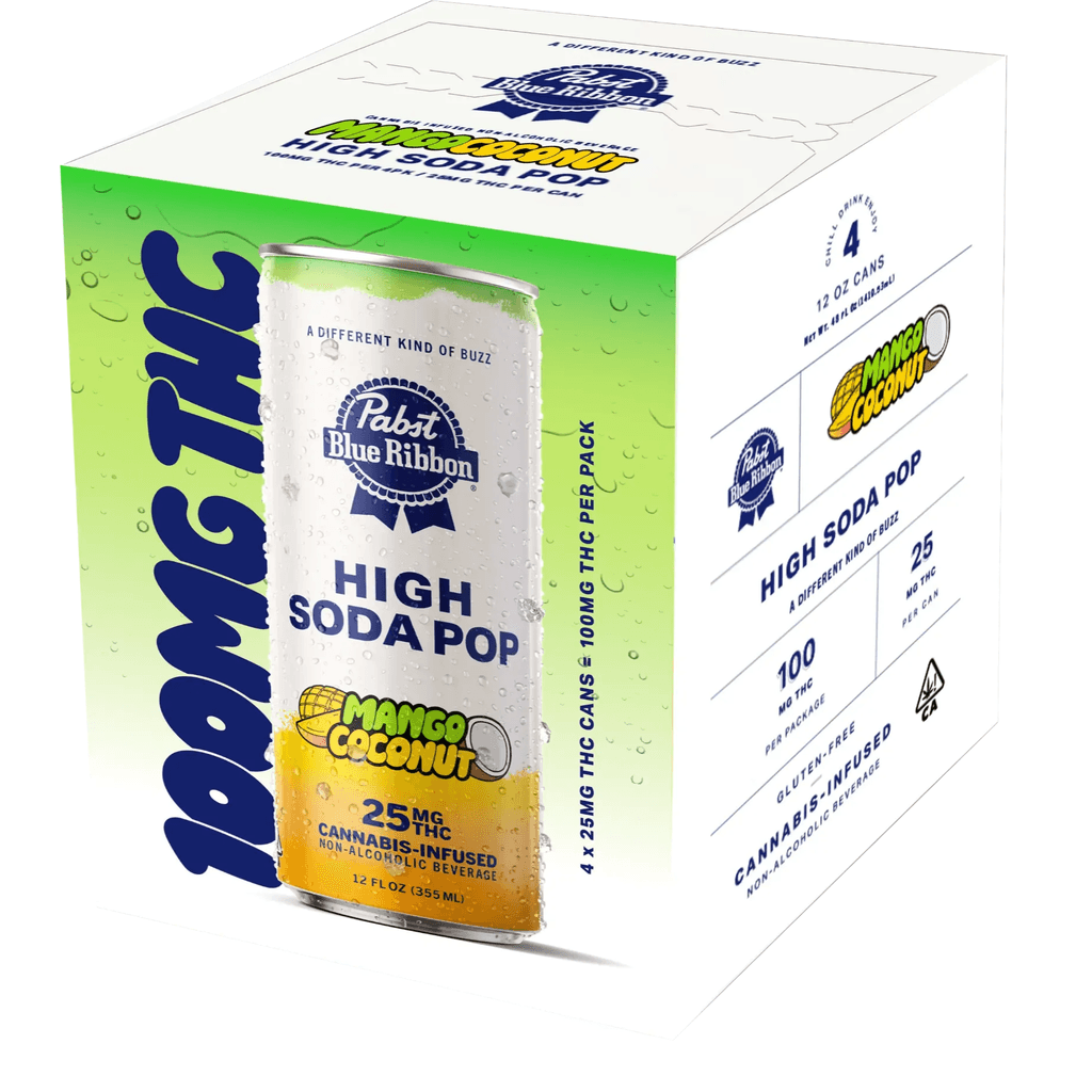 PBR HIGH SODA - MANGO COCONUT 25MG 4PK