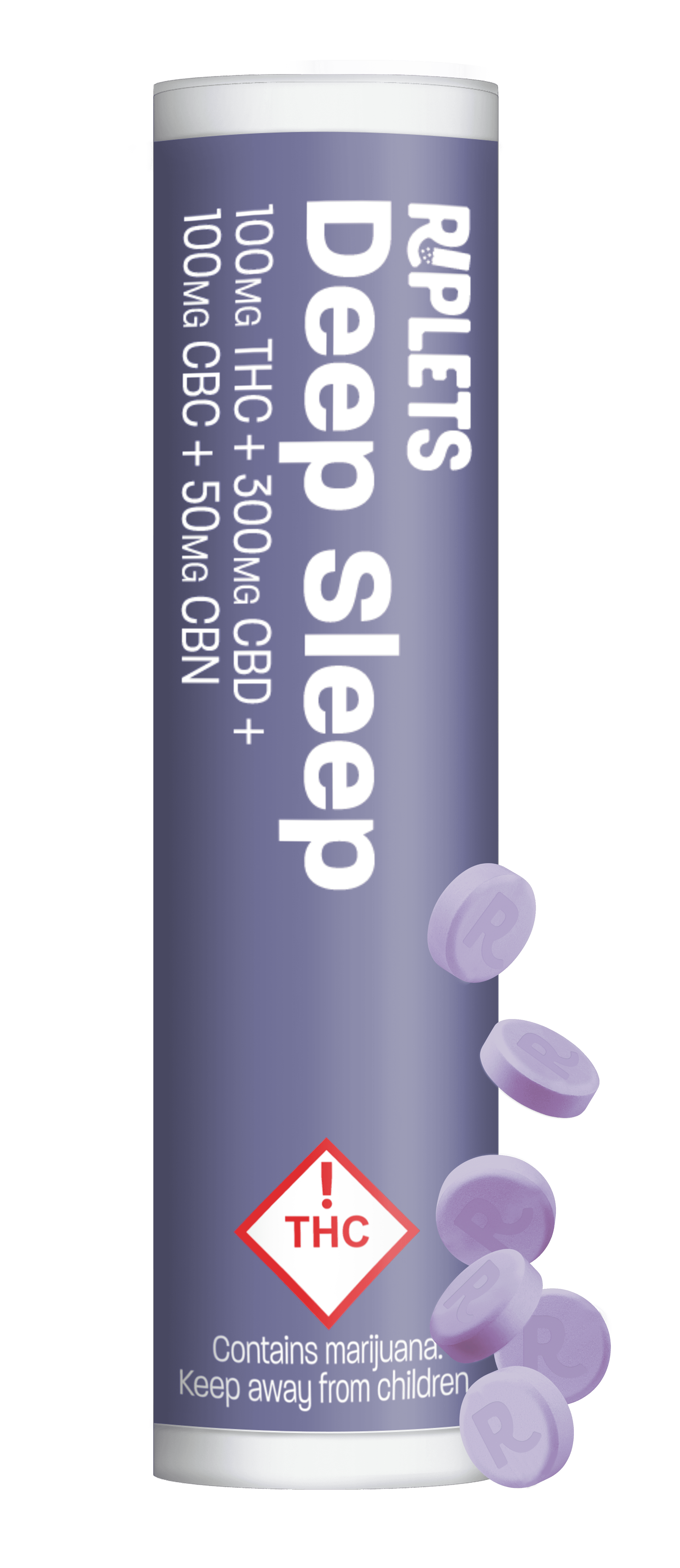 Riplets Deep Sleep - (THC:CBD:CBC:CBN) 100mg Tablets - Riplets