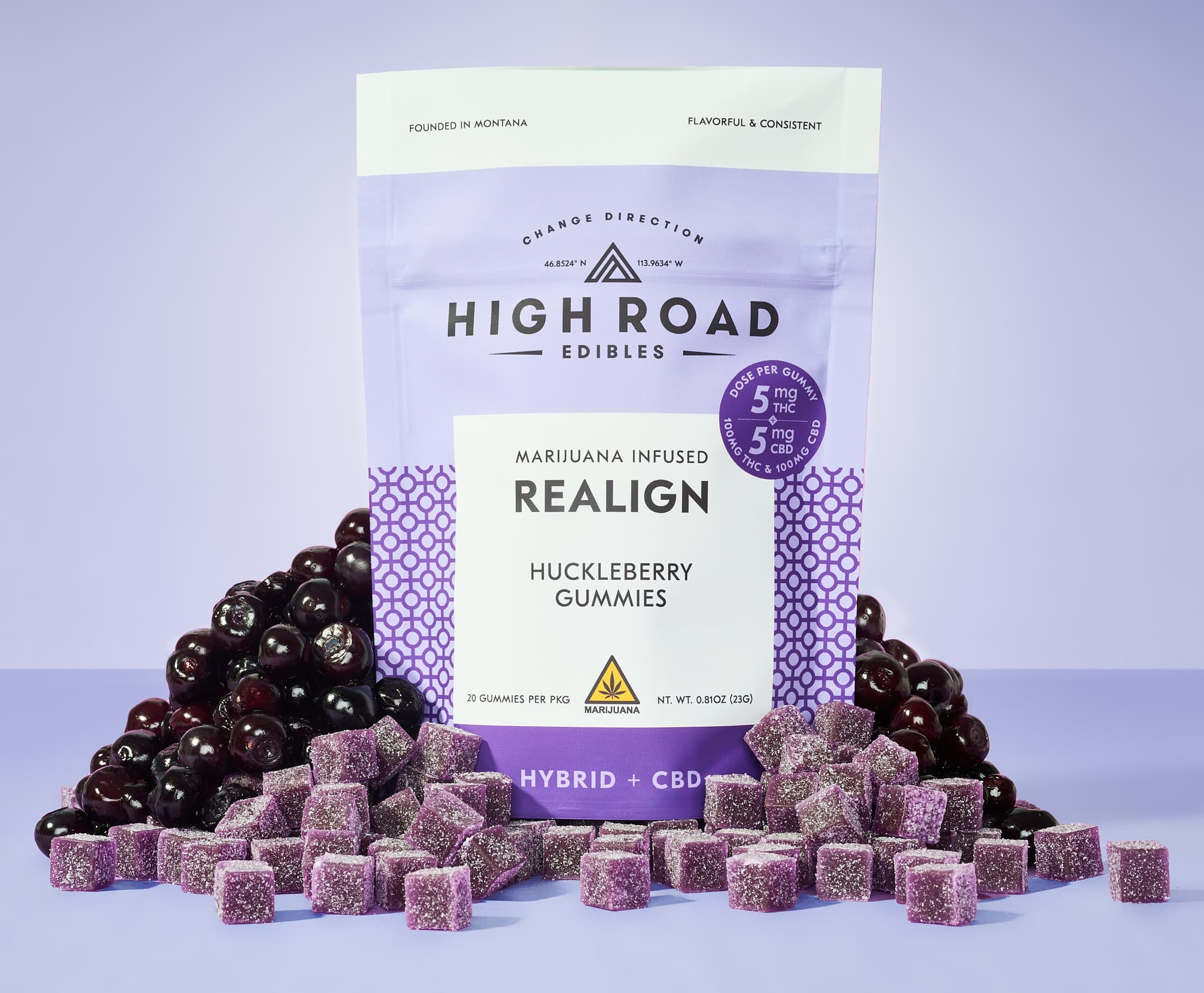 High Road Edible High Road Huckleberry 1: ummies