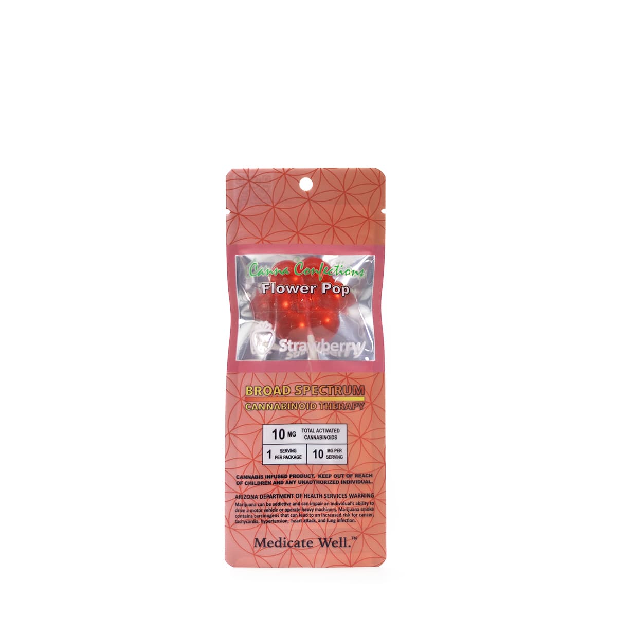Canna Confections Flower Pop - Strawberry (I) (10mg)