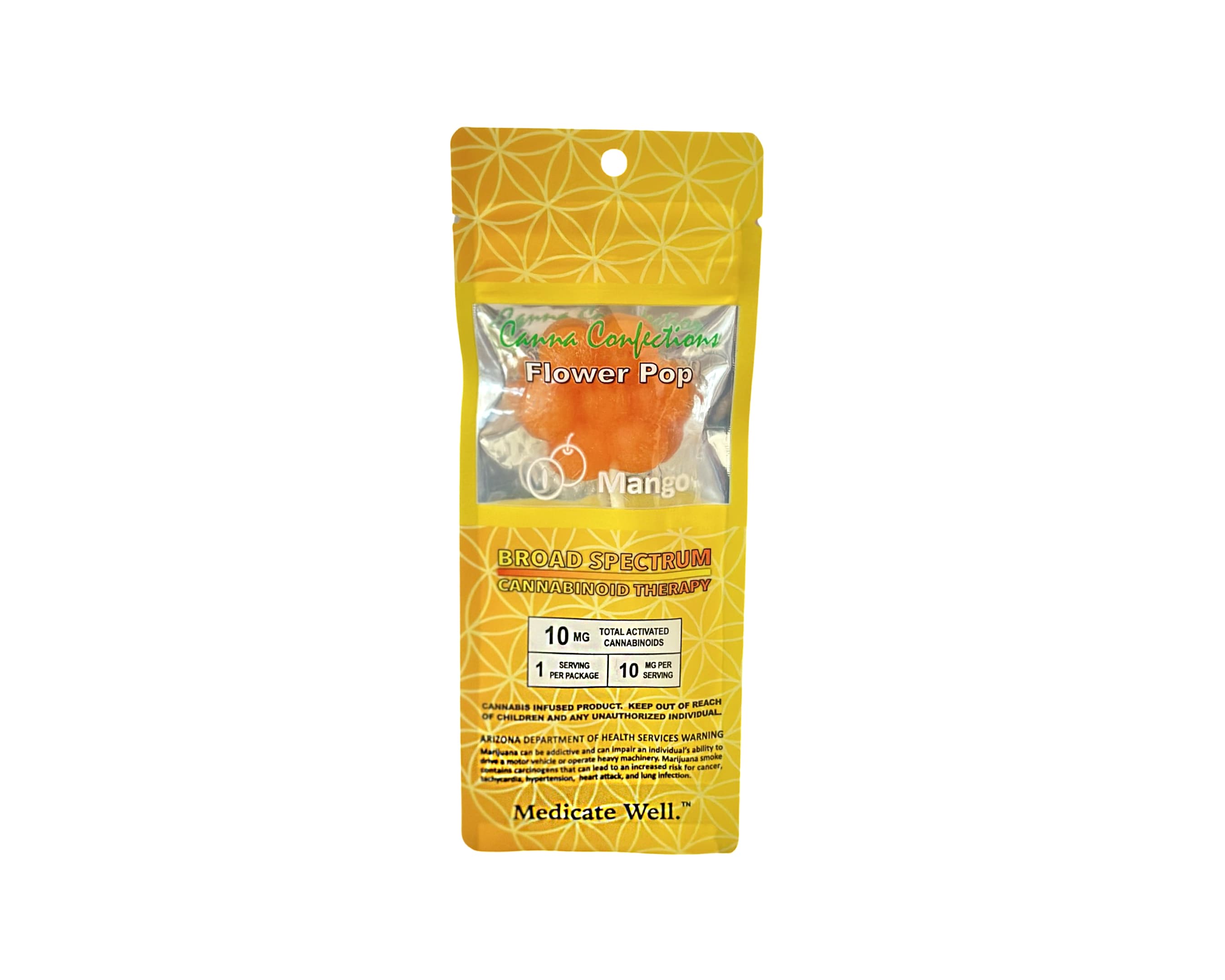 Canna Confections Flower Pop - Mango (I) (10mg)