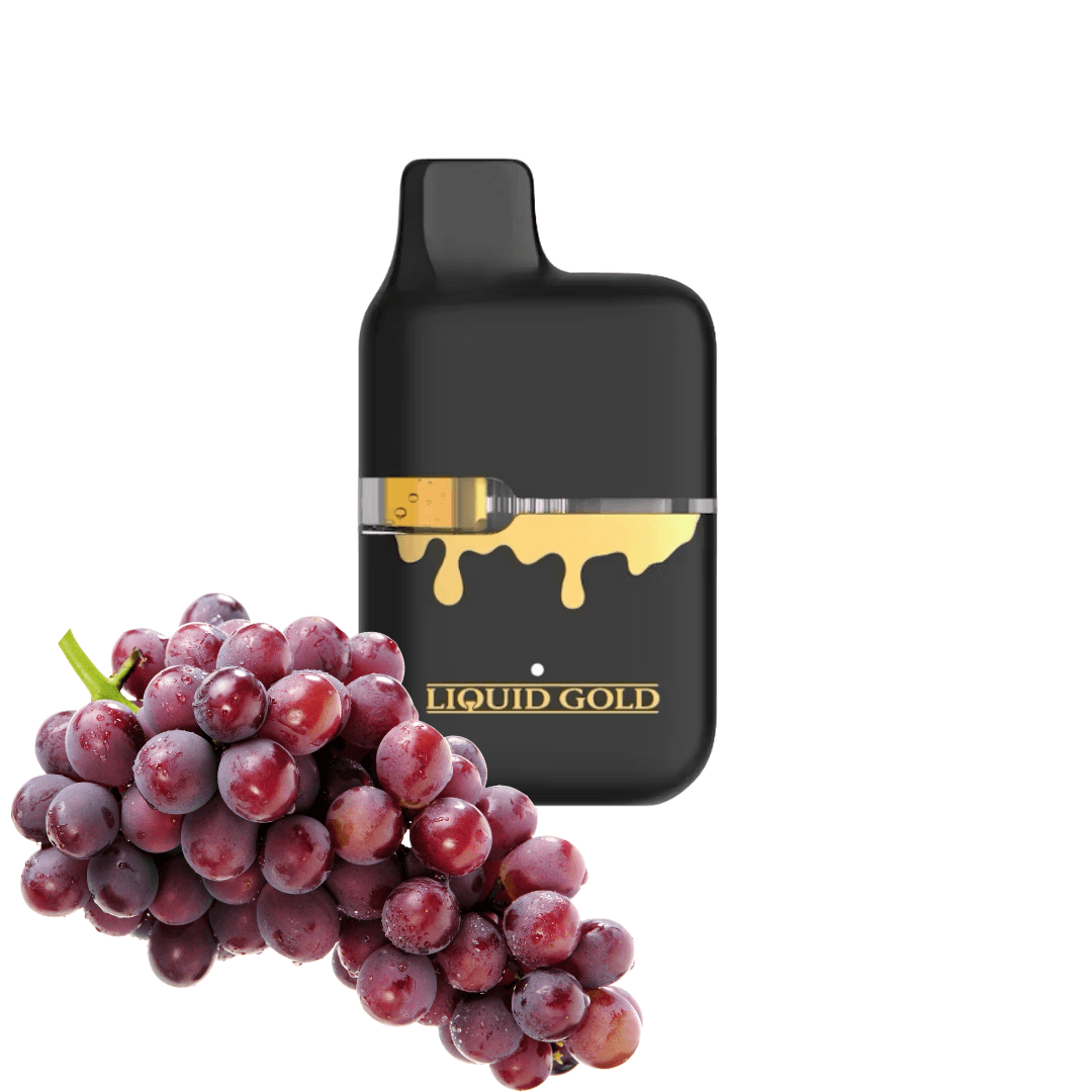 Liquid Gold Live Resin Distillate Blend Grape Reserve Disposable